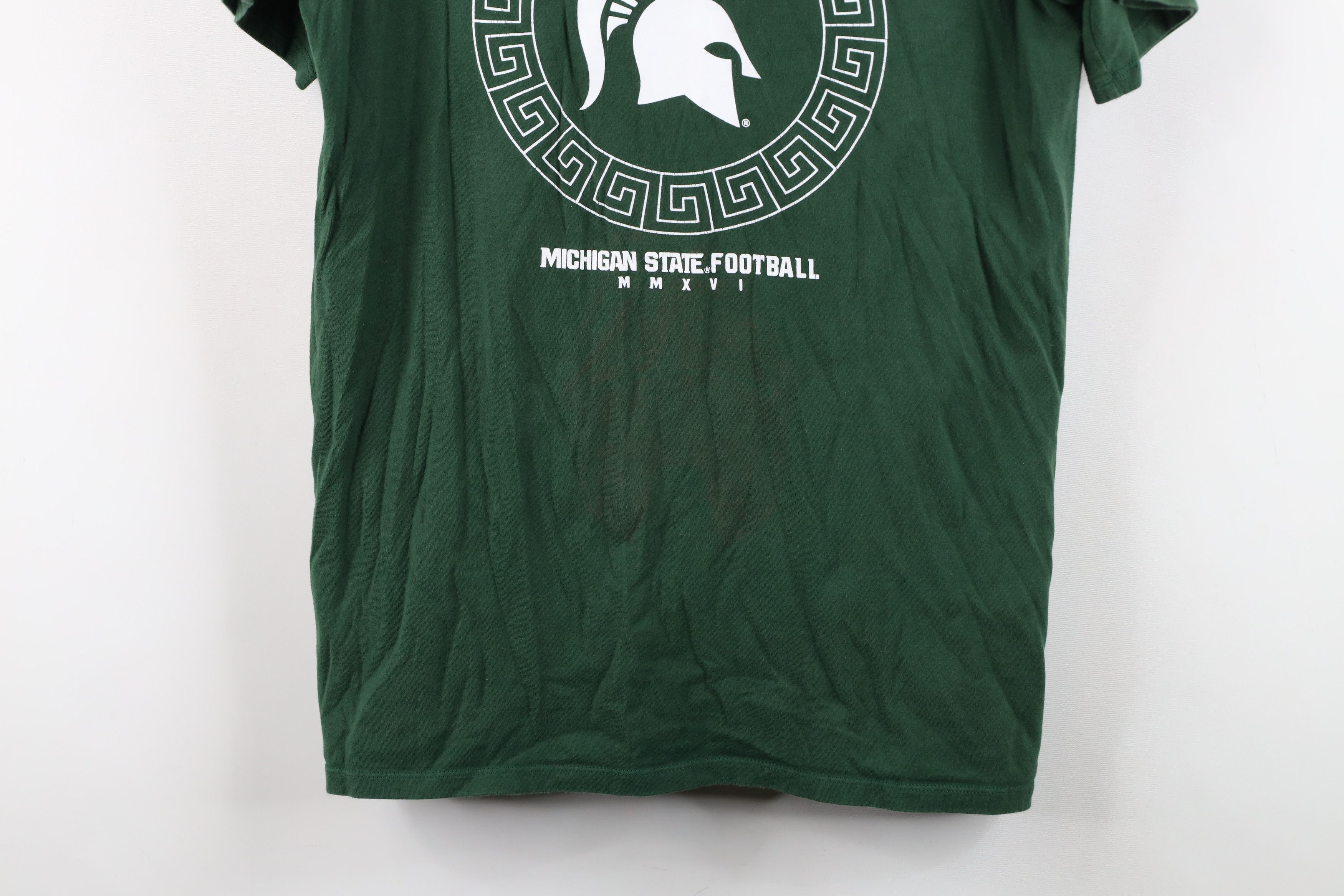Nike Nike Michigan State University Football T-Shirt Green Size XL / US 12-14 / IT 48-50 - 3 Thumbnail