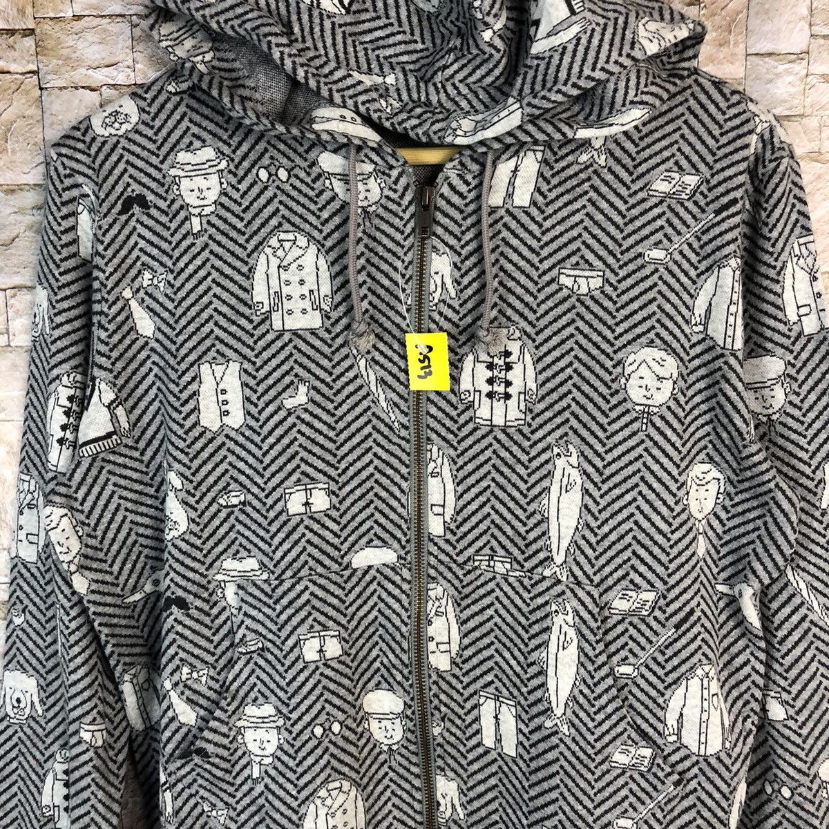 Ne-Net DL Ne Net by issey miyake fullprint sweater Hoodie #A513 Size US M / EU 48-50 / 2 - 9 Thumbnail