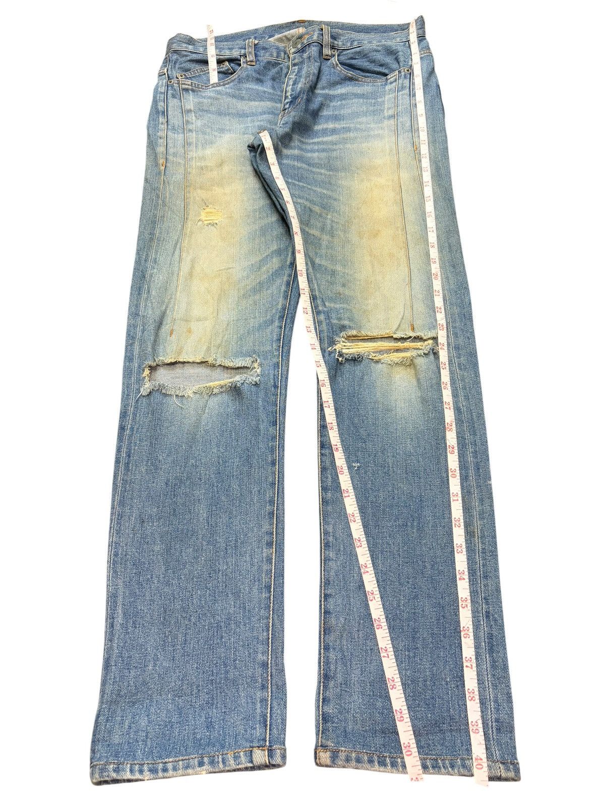 Edwin Vintage Japanese Brand Selvedge Distressed Jeans Size US 31 - 7 Thumbnail