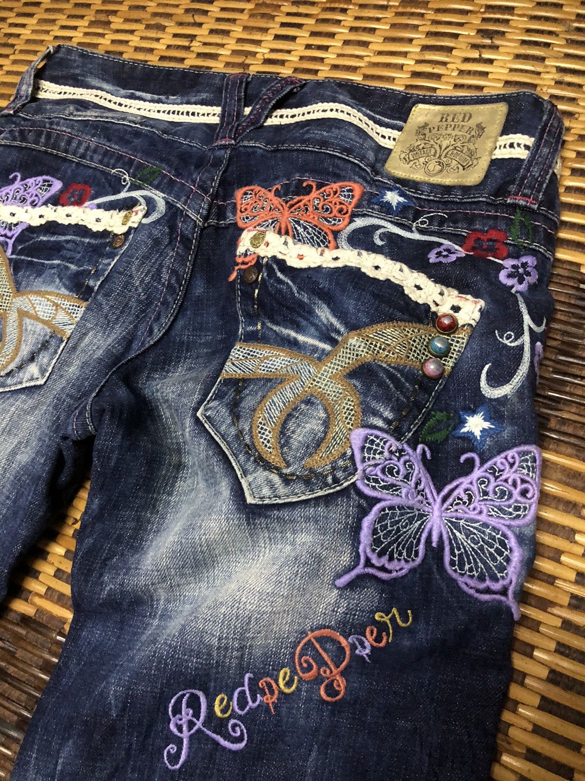 Designer × Hysteric Glamour × Japanese Brand Vintage Red Pepper Jeans Japanese Brand Size 31" - 7 Thumbnail