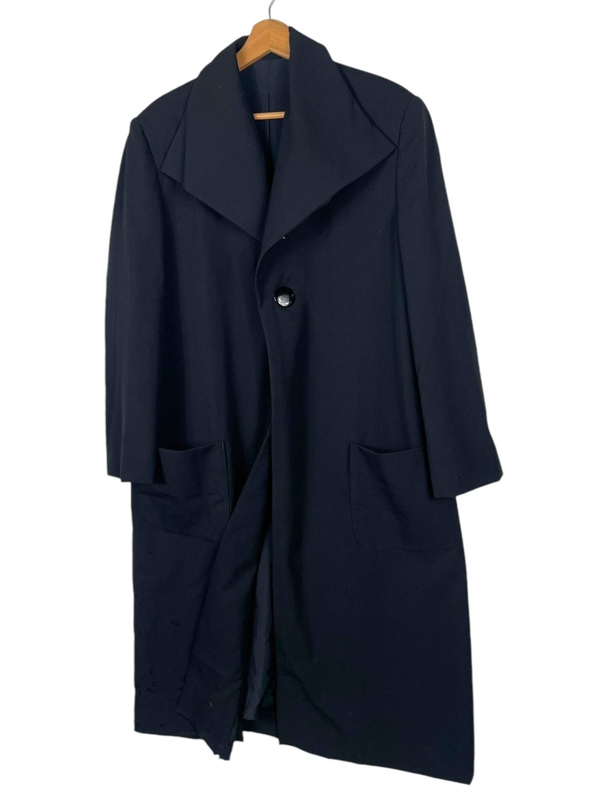 Y's × Y's for Men × Yohji Yamamoto 💥IMPER MEABLE YOHJI YAMAMOTO ICONIC BLACK COAT JACKET Size US M / EU 48-50 / 2 - 2 Thumbnail