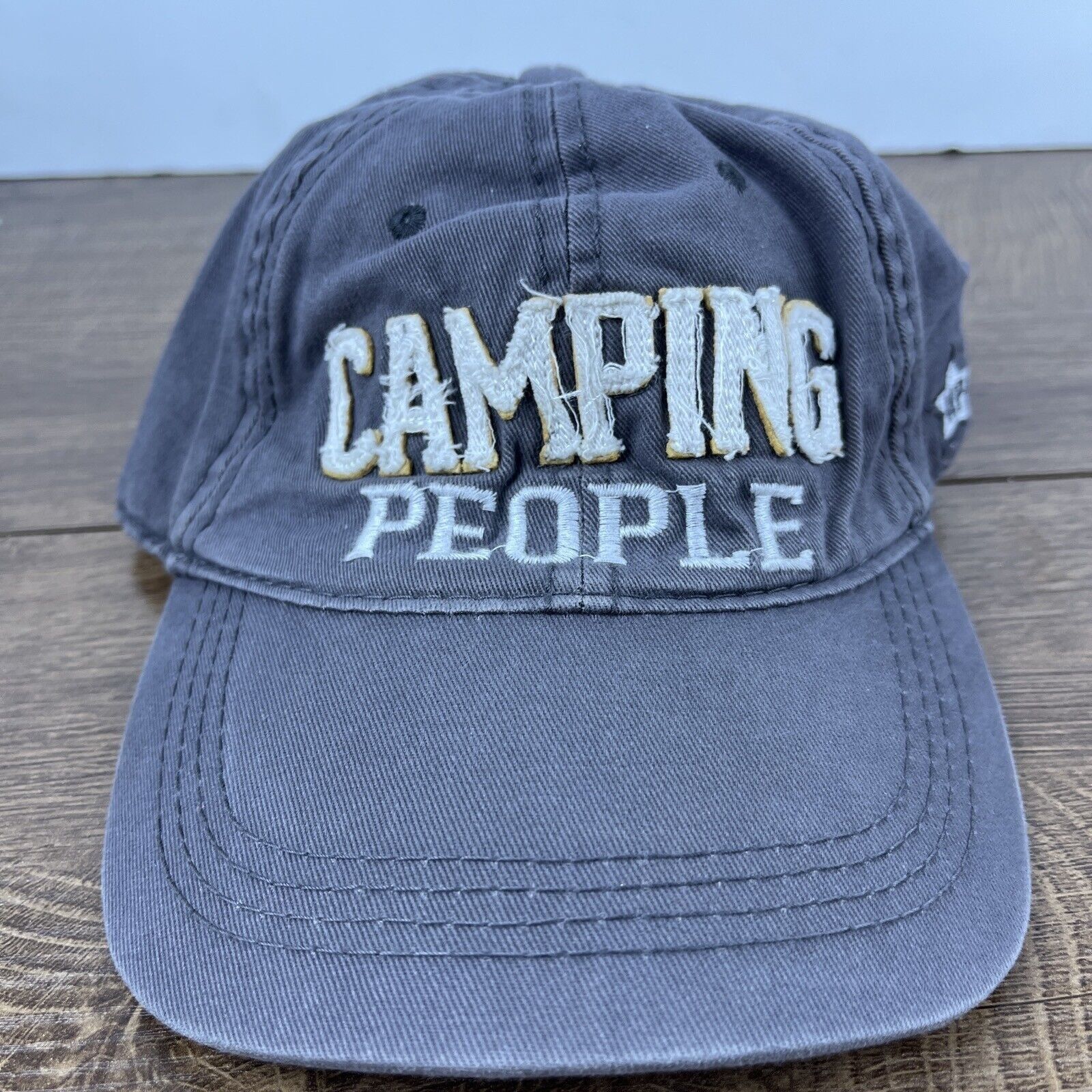 Other Camping People Hat Caming Hat Gray Hat Adjustable Gray Adult Size ONE SIZE - 2 Thumbnail