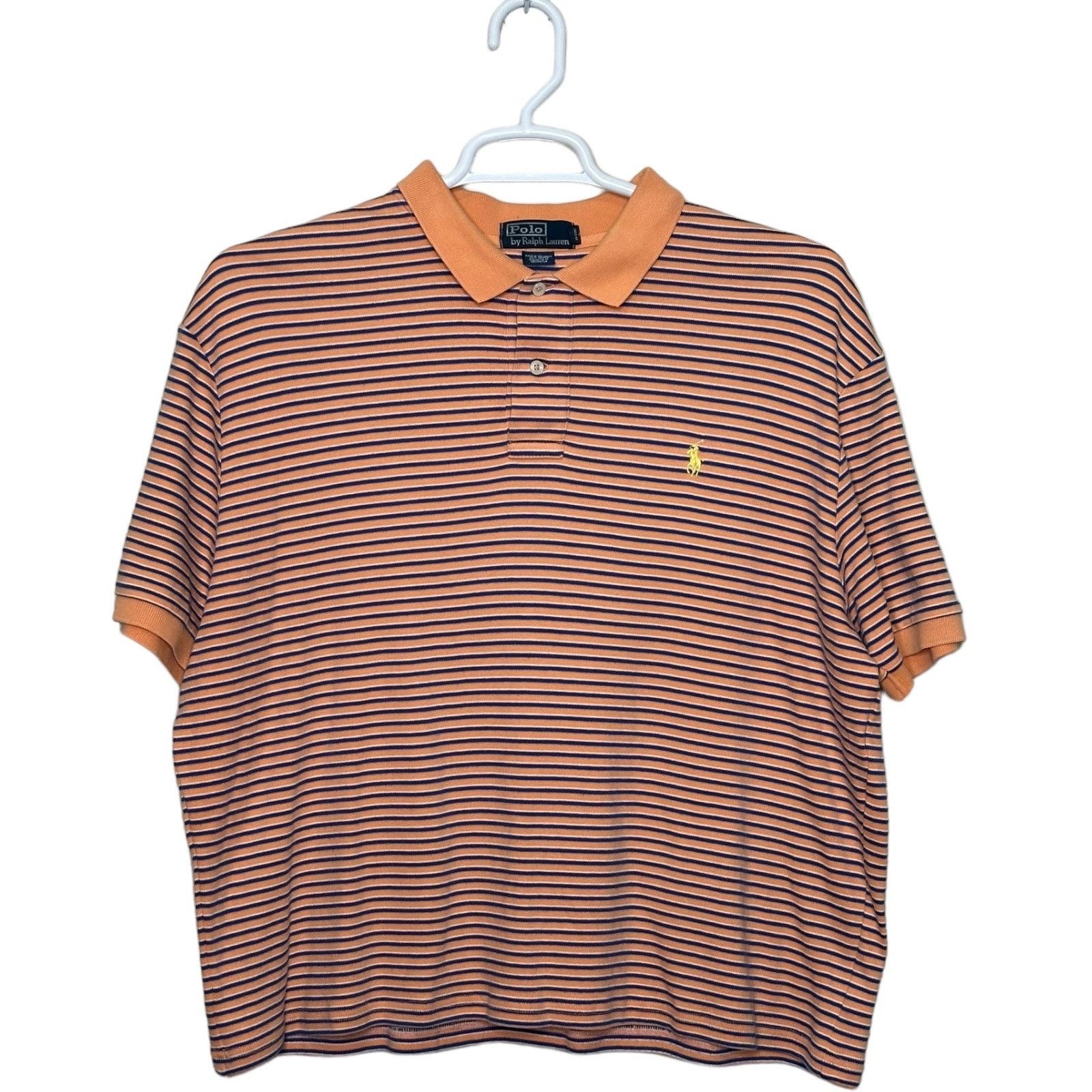 Polo Ralph Lauren Ralph Lauren men stripes short sleeves polo shirt size XL Size US XL / EU 56 / 4 - 1 Thumbnail
