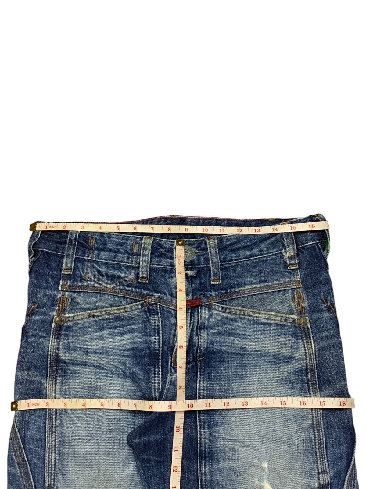 Marithe + Francois Girbaud Vintage Marithe Francois Girbaud Blue Wash Loose Fit Jeans Size US 33 - 14 Thumbnail