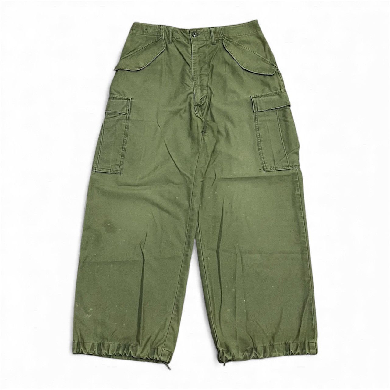 Vintage 70s M65 True Vintage Military War Cargo Pant Amikaji Style Size US 31 - 3 Thumbnail
