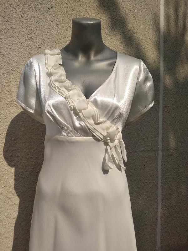 Other Ivory formal midi dress sz S Size S / US 4 / IT 40 - 3 Thumbnail