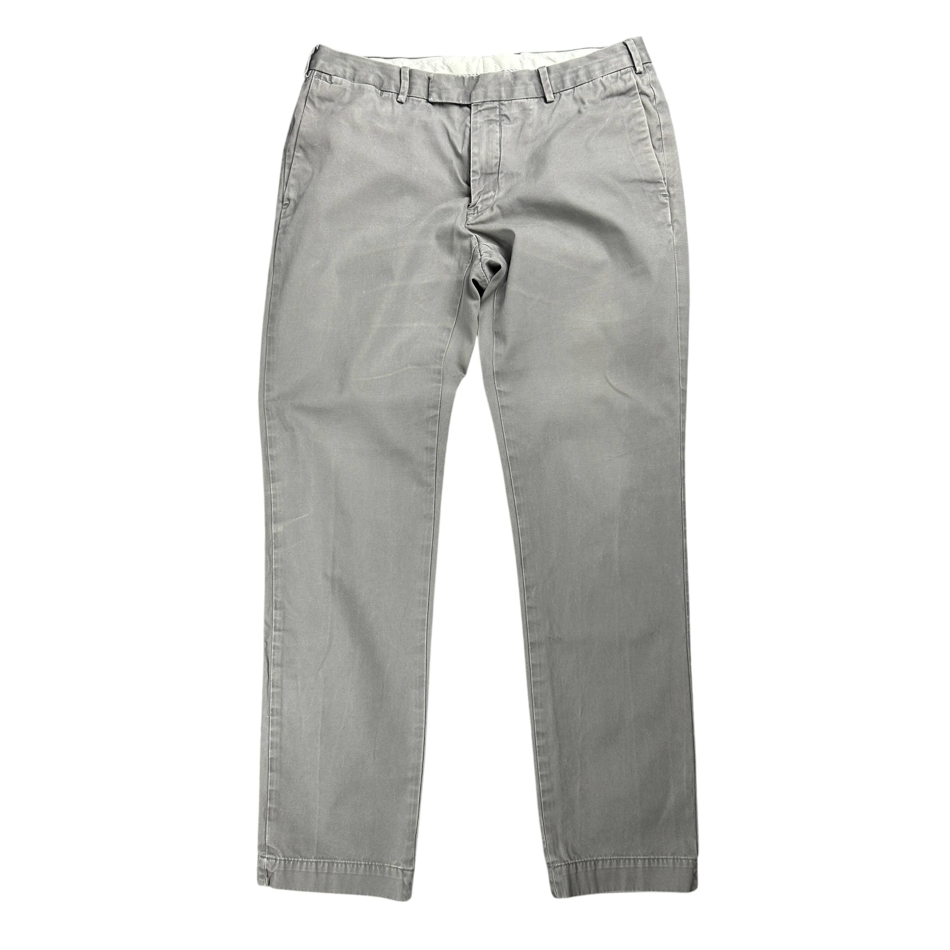 Polo Ralph Lauren Polo Ralph Lauren Gray Slim Straight Chino Pants Slacks 34 Size US 34 / EU 50 - 1 Thumbnail