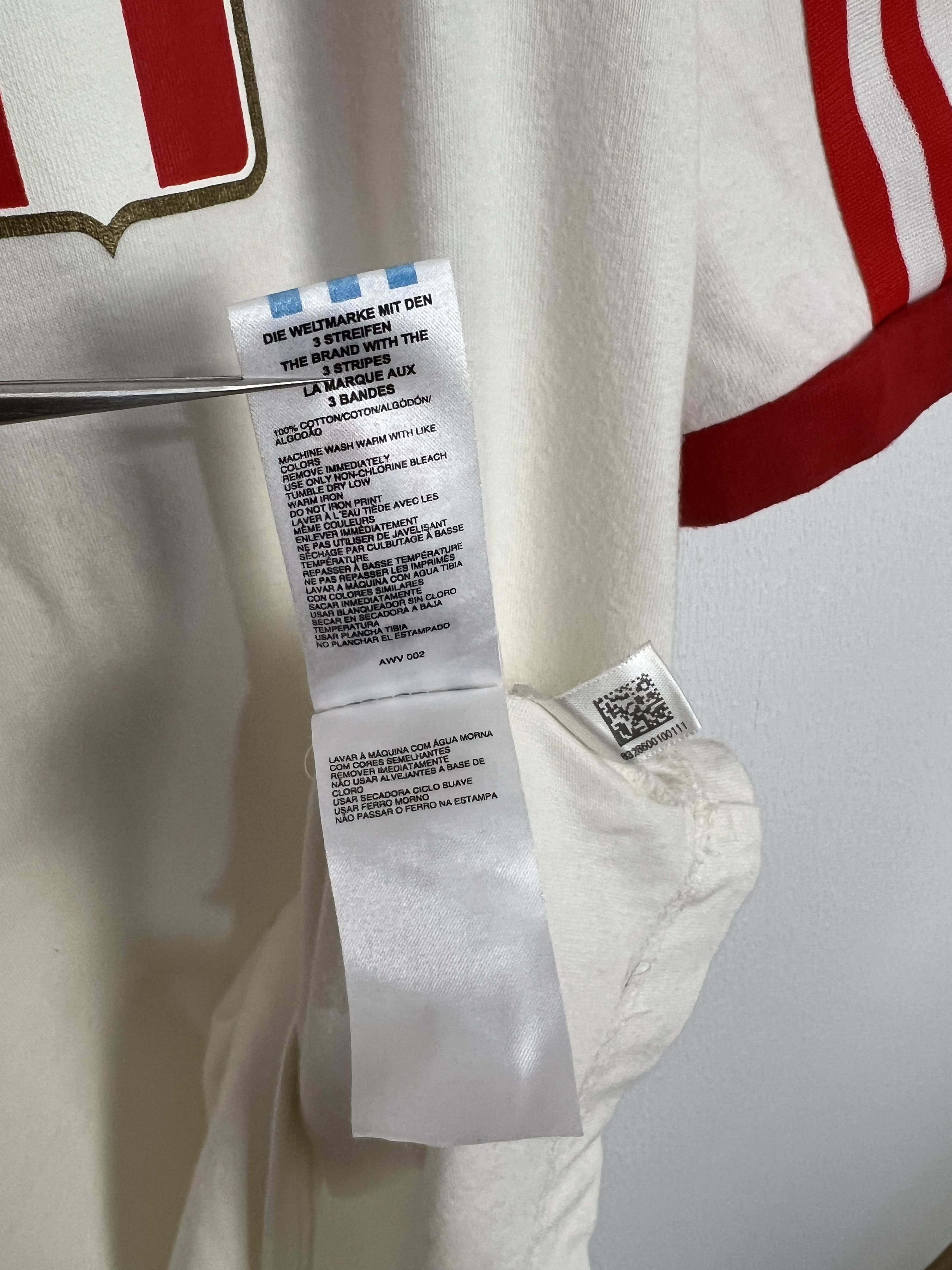 Adidas Vintage Adidas Originals Peru Football Shirt Soccer White Size US XL / EU 56 / 4 - 8 Thumbnail