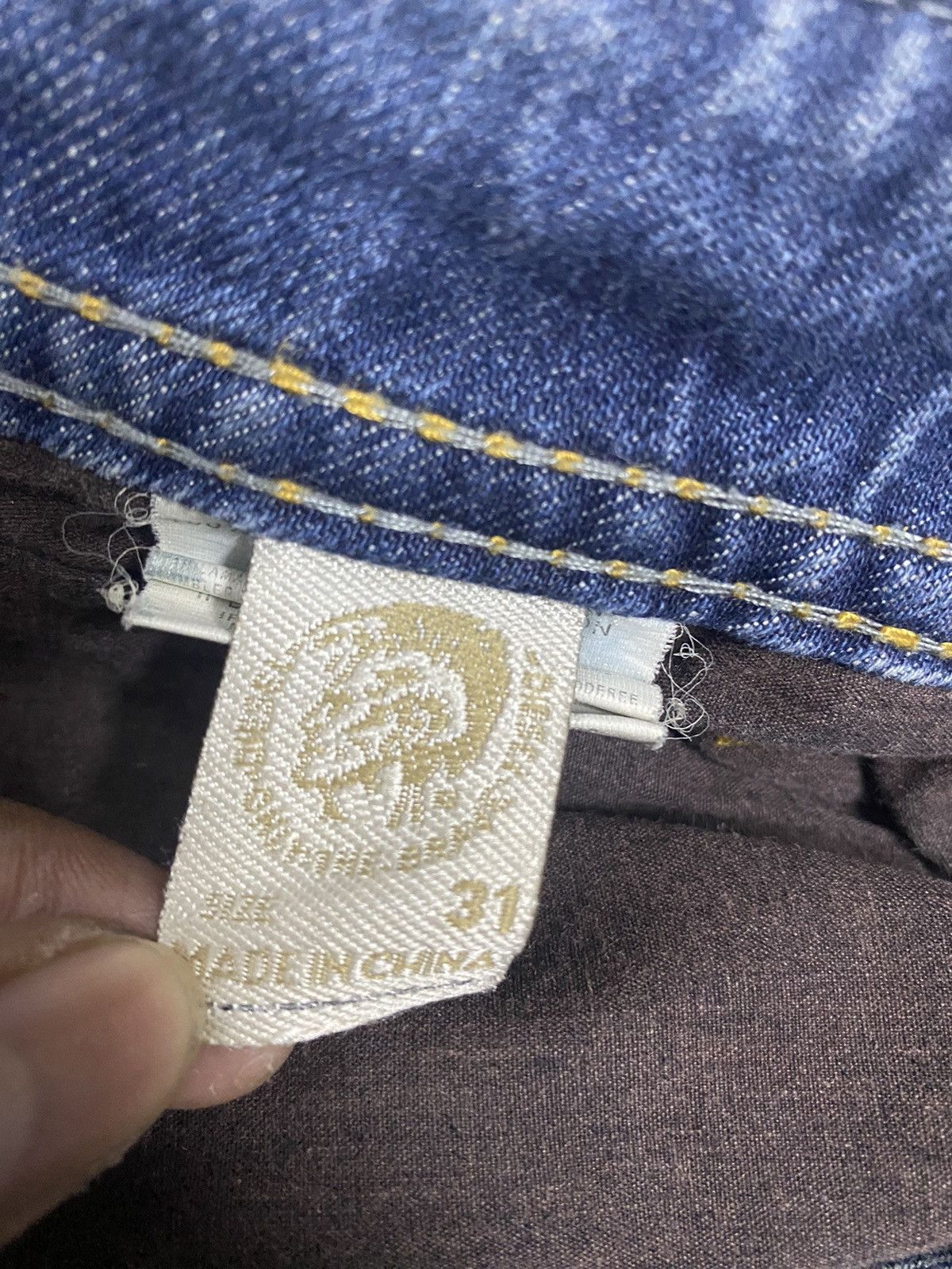 Diesel Vintage Diesel Industry Paddom Distressed Denim Jeans Size US 34 / EU 50 - 14 Thumbnail