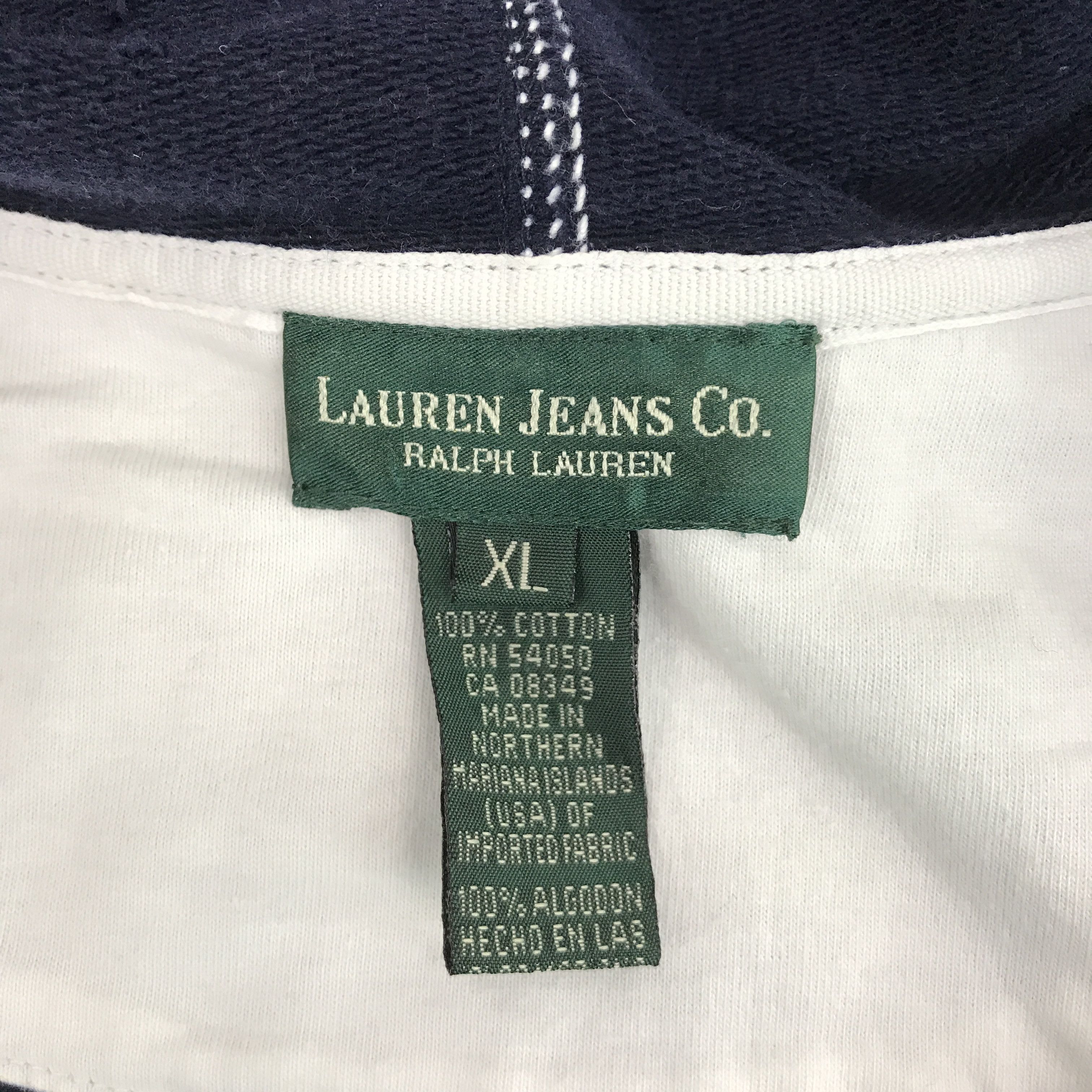 Polo Ralph Lauren × Ralph Lauren × Vintage POLO LAUREN JEANS CO ZIPPER HOODIES JACKET Size US L / EU 52-54 / 3 - 12 Thumbnail
