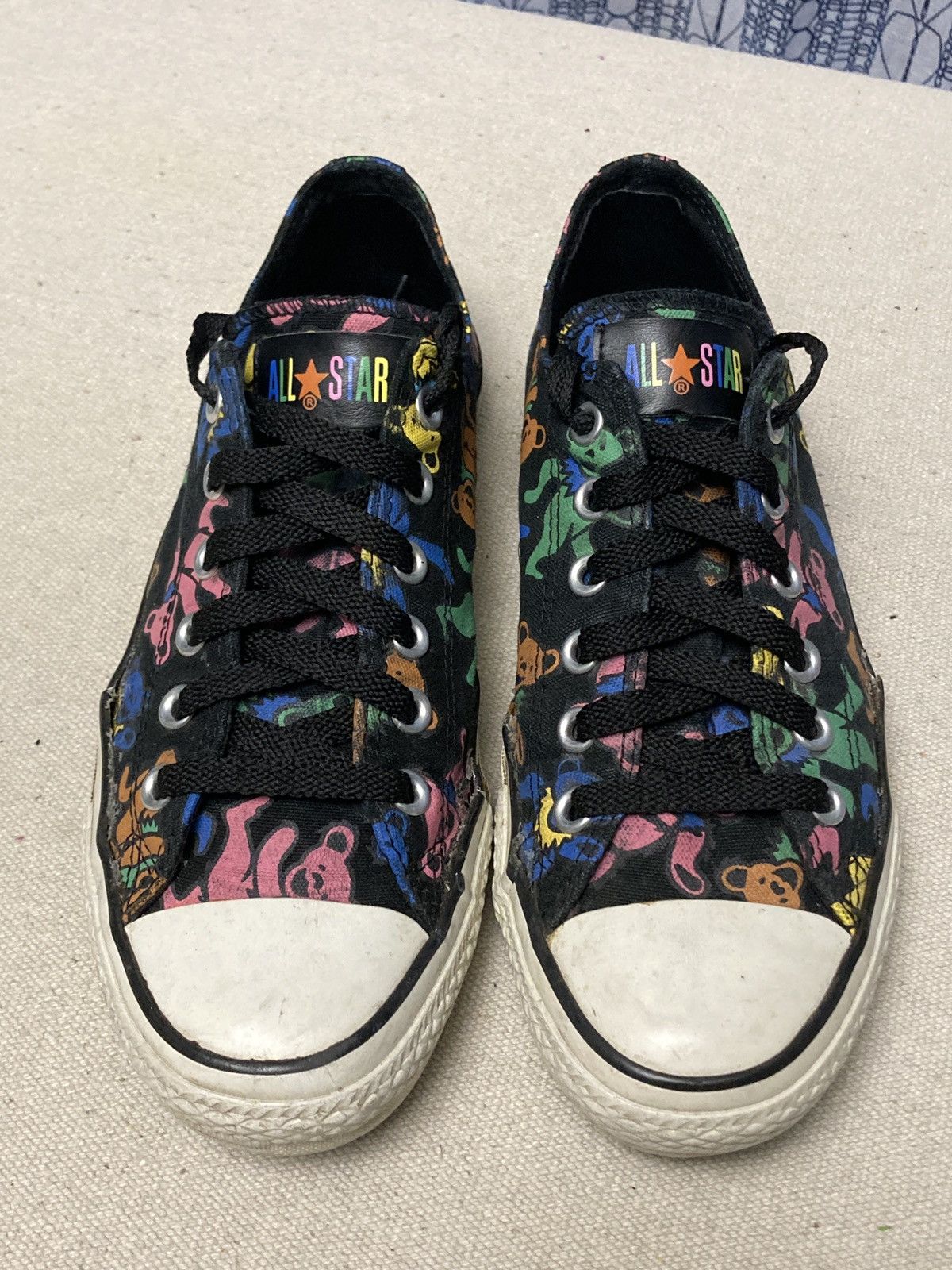 Converse Converse x Grateful Dead - Dancing Bears - Low Black | Grailed