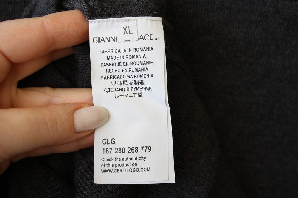 Versace Authentic GIANNI VERSACE sweater 100% wool Size US L / EU 52-54 / 3 - 6 Thumbnail