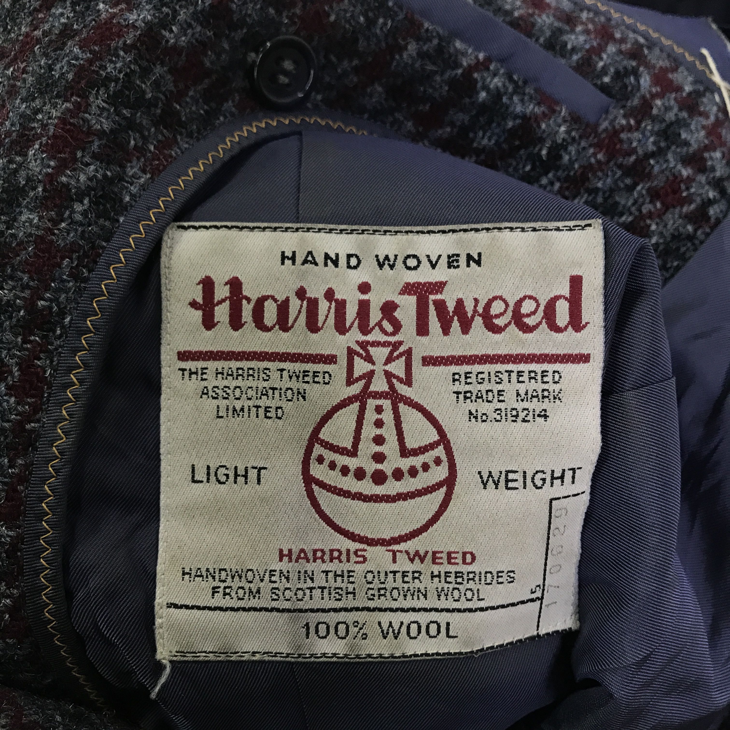 Harris Tweed Vintage Harris Tweed Wool classic Blazes K115B18 Size US L / EU 52-54 / 3 - 15 Thumbnail