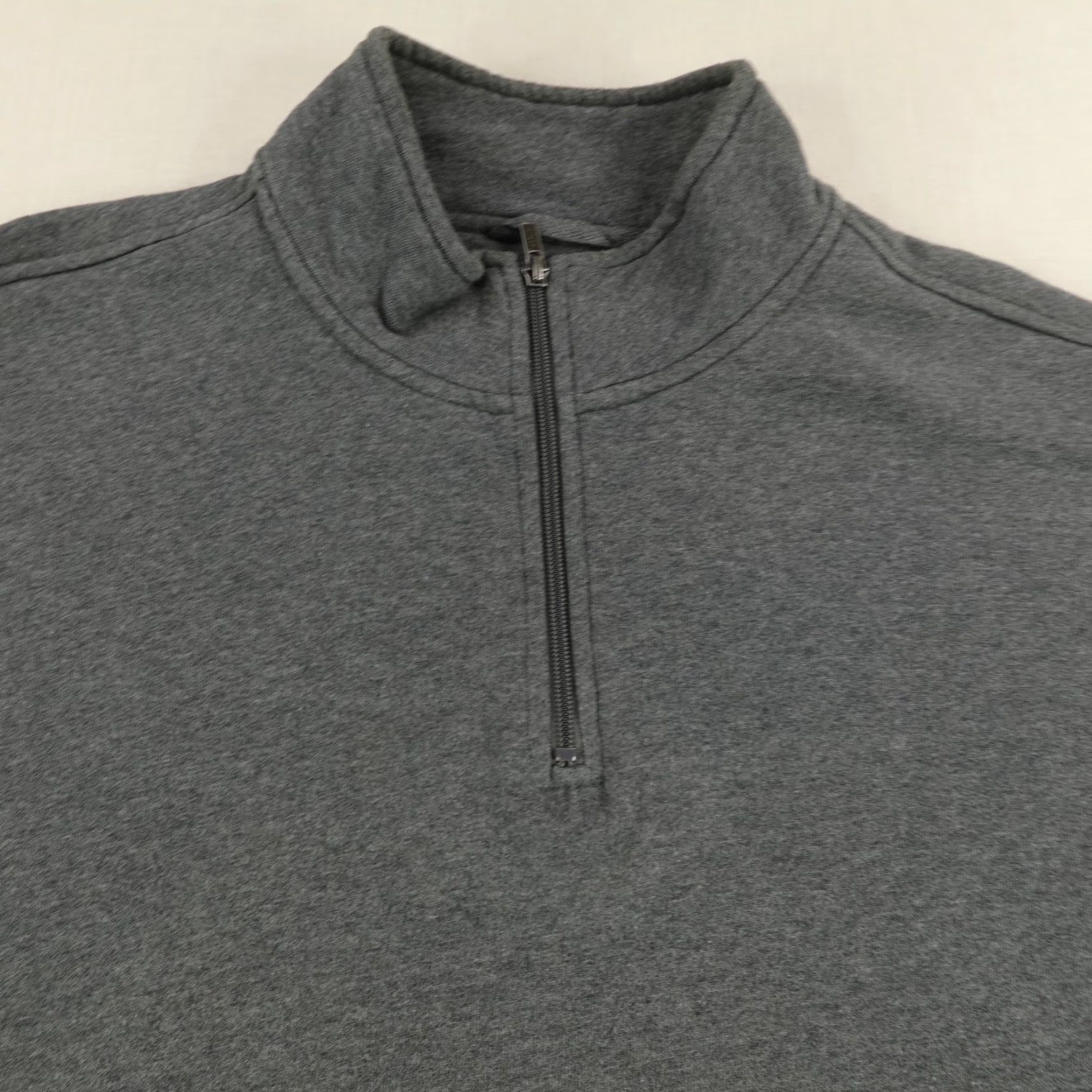 Vintage LL Bean Sweater Mens Large Gray 1/4 Zip Pullover Mock Neck Knit Pullover Outdoor Shirt Size US L / EU 52-54 / 3 - 2 Thumbnail