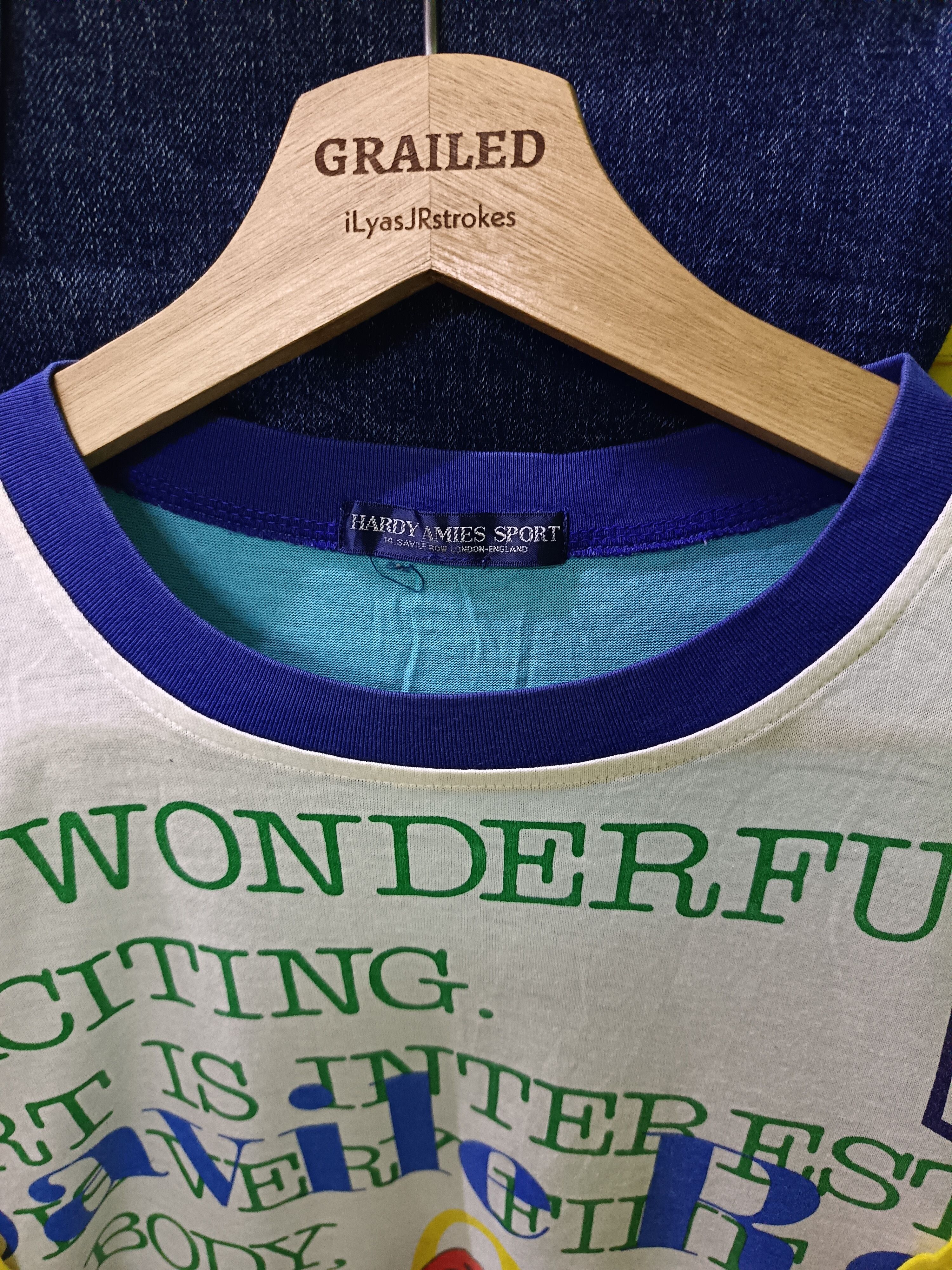 Hardy Amies Vintage 14 Savile Row London-England Hardy Amies Sport Tee Size US M / EU 48-50 / 2 - 5 Thumbnail