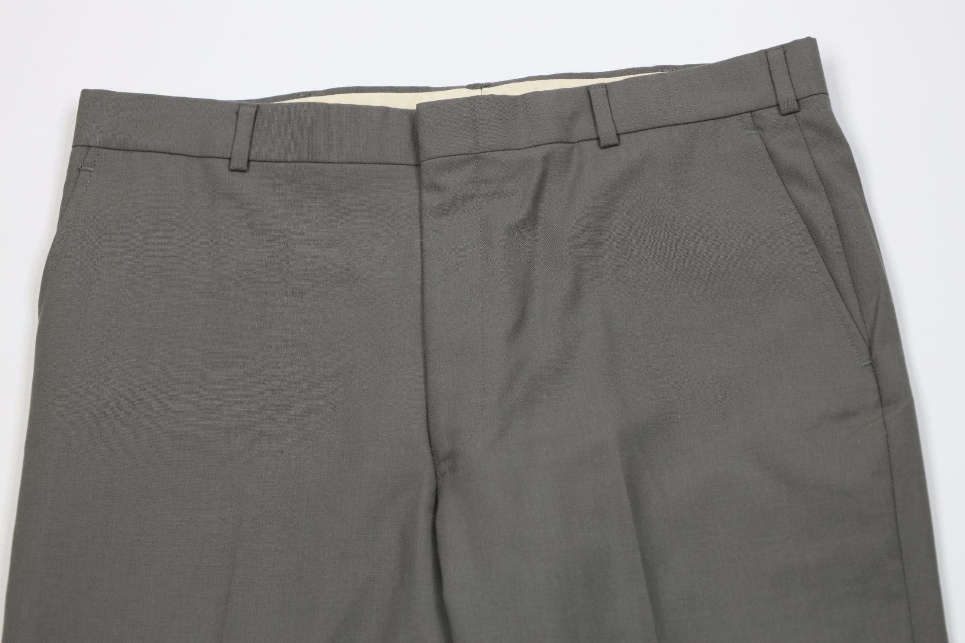 Vintage Vintage 70s Streetwear Wool Knit Flared Wide Leg Chino Pants Size US 36 / EU 52 - 2 Thumbnail