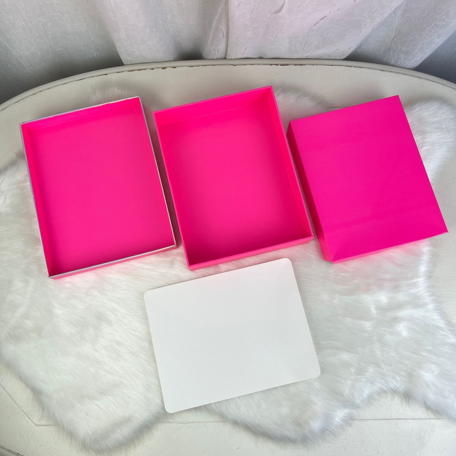 Victoria's Secret Victoria’s Secret PINK *Empty* Gift Decor Box Silver Logo Size ONE SIZE - 9 Thumbnail