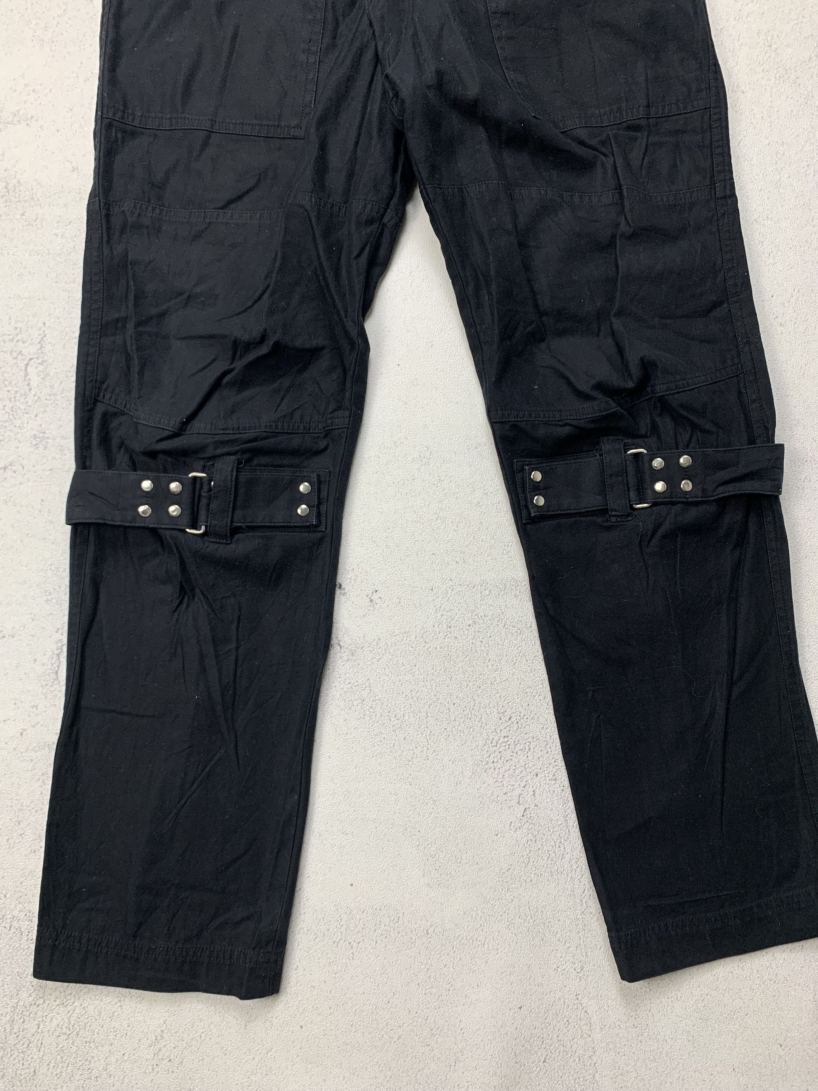 Seditionaries Milkboy Punk Bondage Japanese Brand Black Pants Size US 33 - 3 Thumbnail