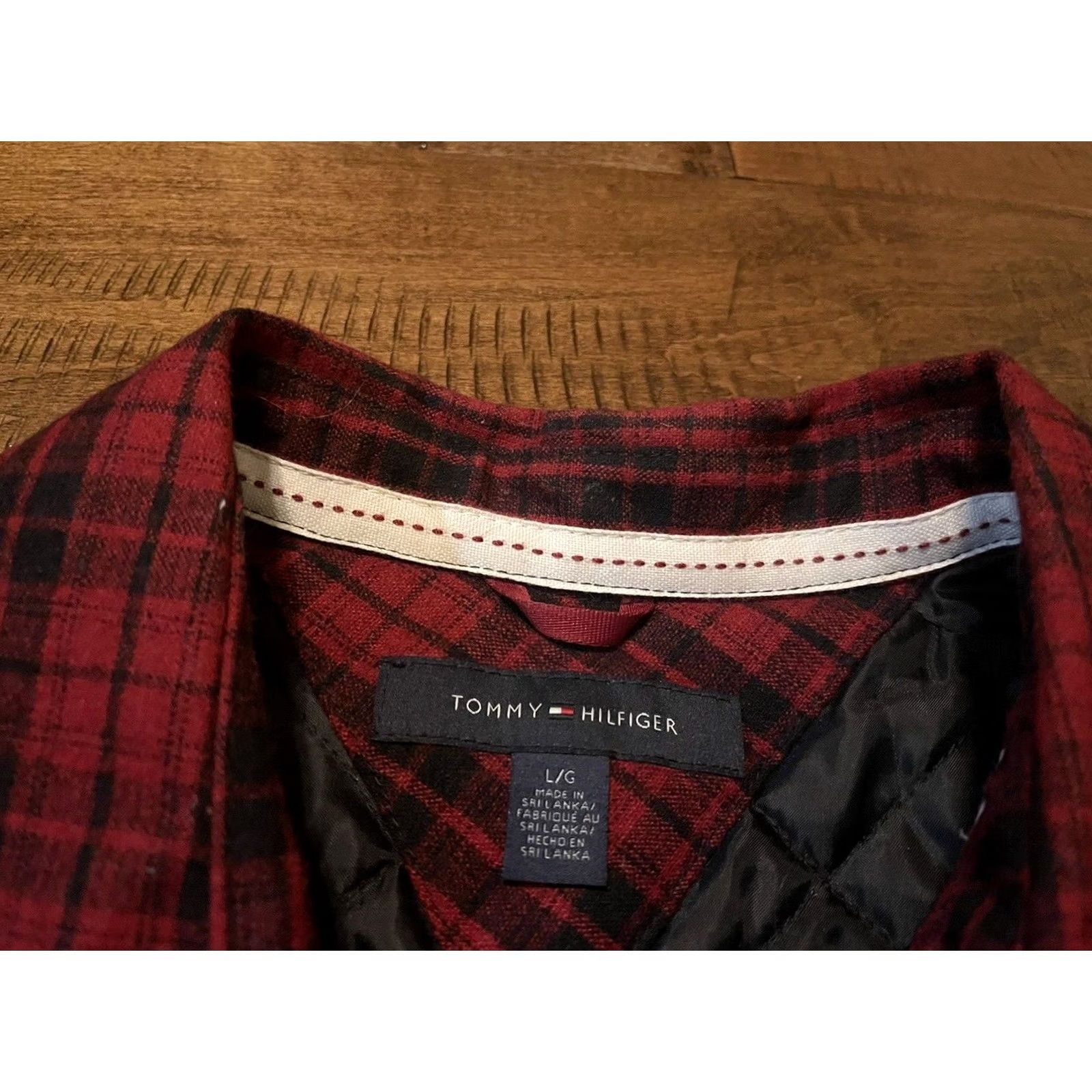 Tommy Hilfiger Tommy Hilfiger Over Shirt Jacket Wool Blend Buffalo Plaid - Men's L Shirt Jacket Size US L / EU 52-54 / 3 - 3 Thumbnail
