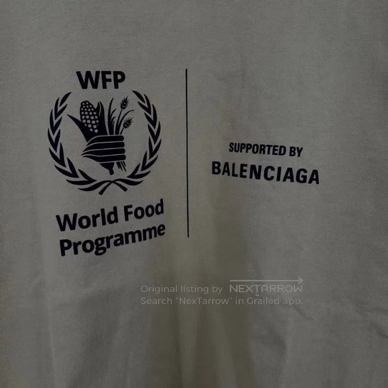 Balenciaga Balenciaga Khaki Food Agency Short Sleeve Size US L / EU 52-54 / 3 - 3 Thumbnail
