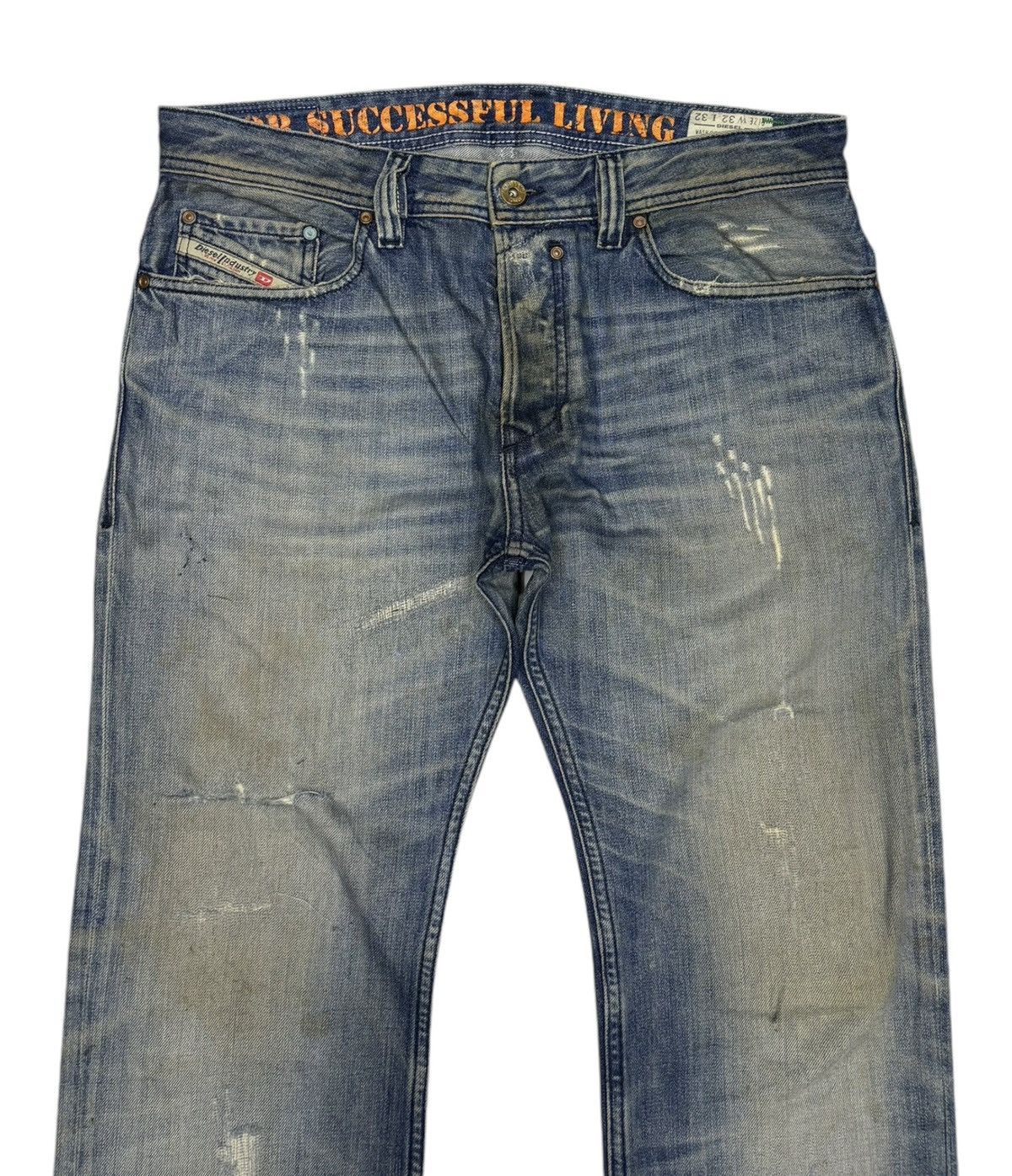 Diesel Vintage Diesel Baggy Jeans Distressed Denim Cropped Size US 34 / EU 50 - 5 Thumbnail