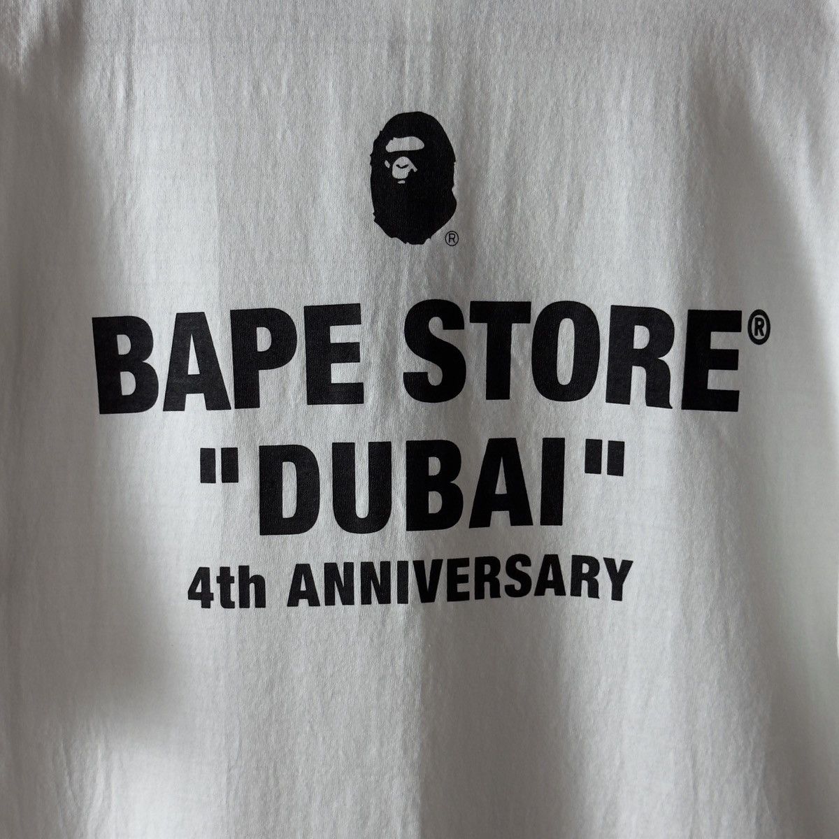 Bape Bape Shark 4th Anniversary Dubai Tee White 2023 Size US L / EU 52-54 / 3 - 6 Thumbnail