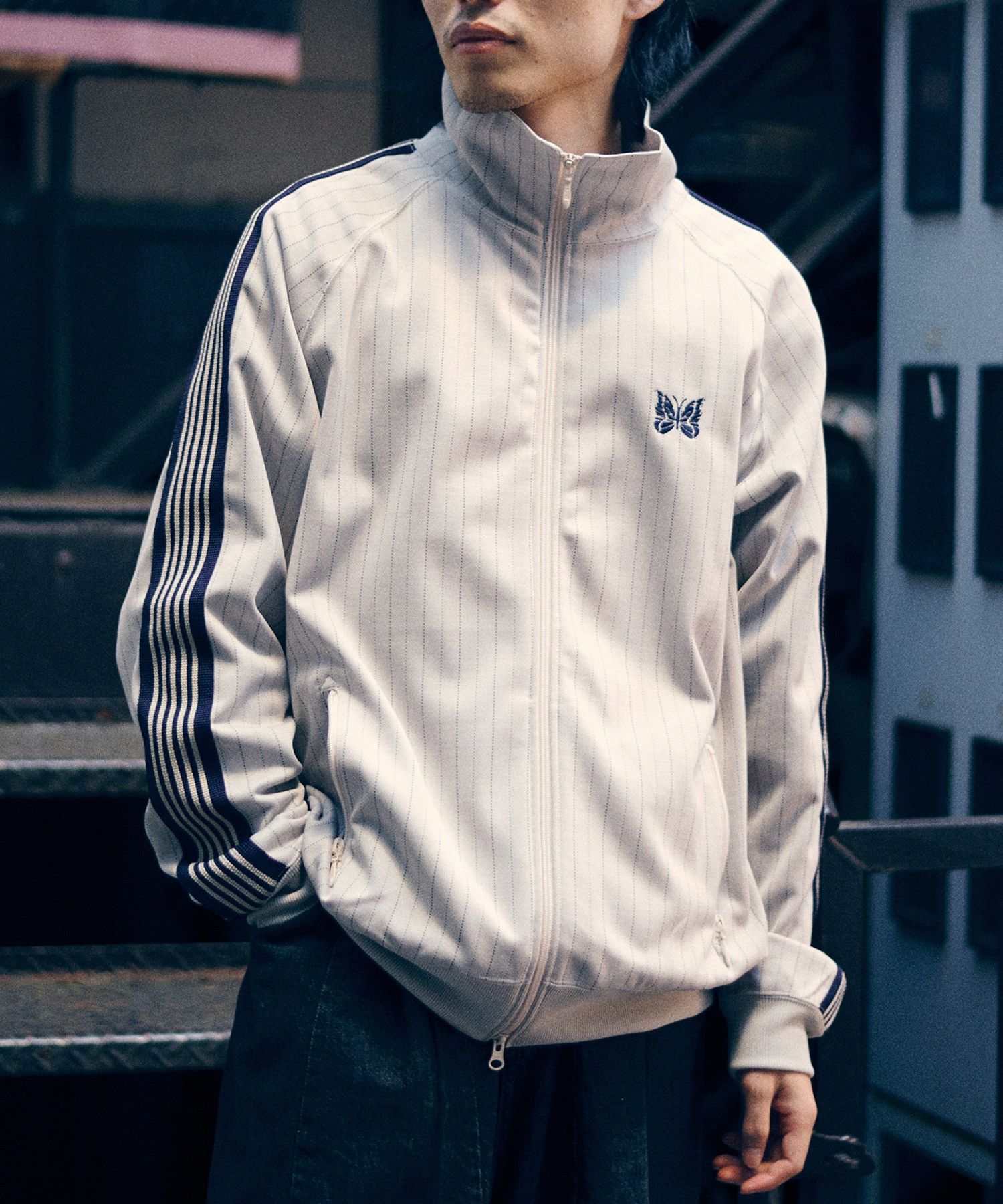 STUDIOUS NEW! Japan Brand Studious × Needles Track Jacket - Poly Jq Size US XL / EU 56 / 4 - 1 Thumbnail