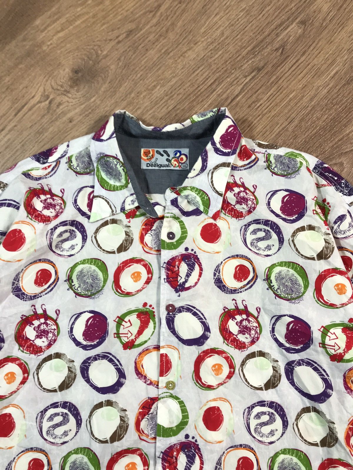 Desigual × Vintage Vintage Desigual Shirt Buttons Up 3XL Size US XXL / EU 58 / 5 - 6 Thumbnail