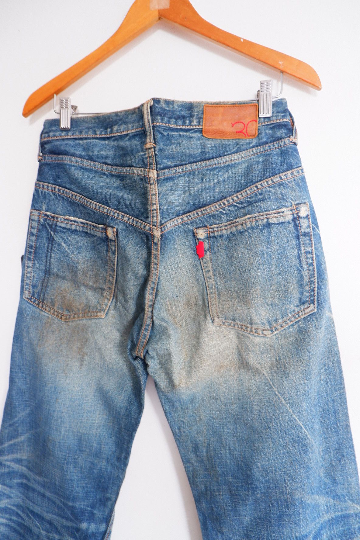 ANACHRONORM Anachronorm Vintage Trashed Distressed Selvedge Denim Size US 30 / EU 46 - 4 Thumbnail
