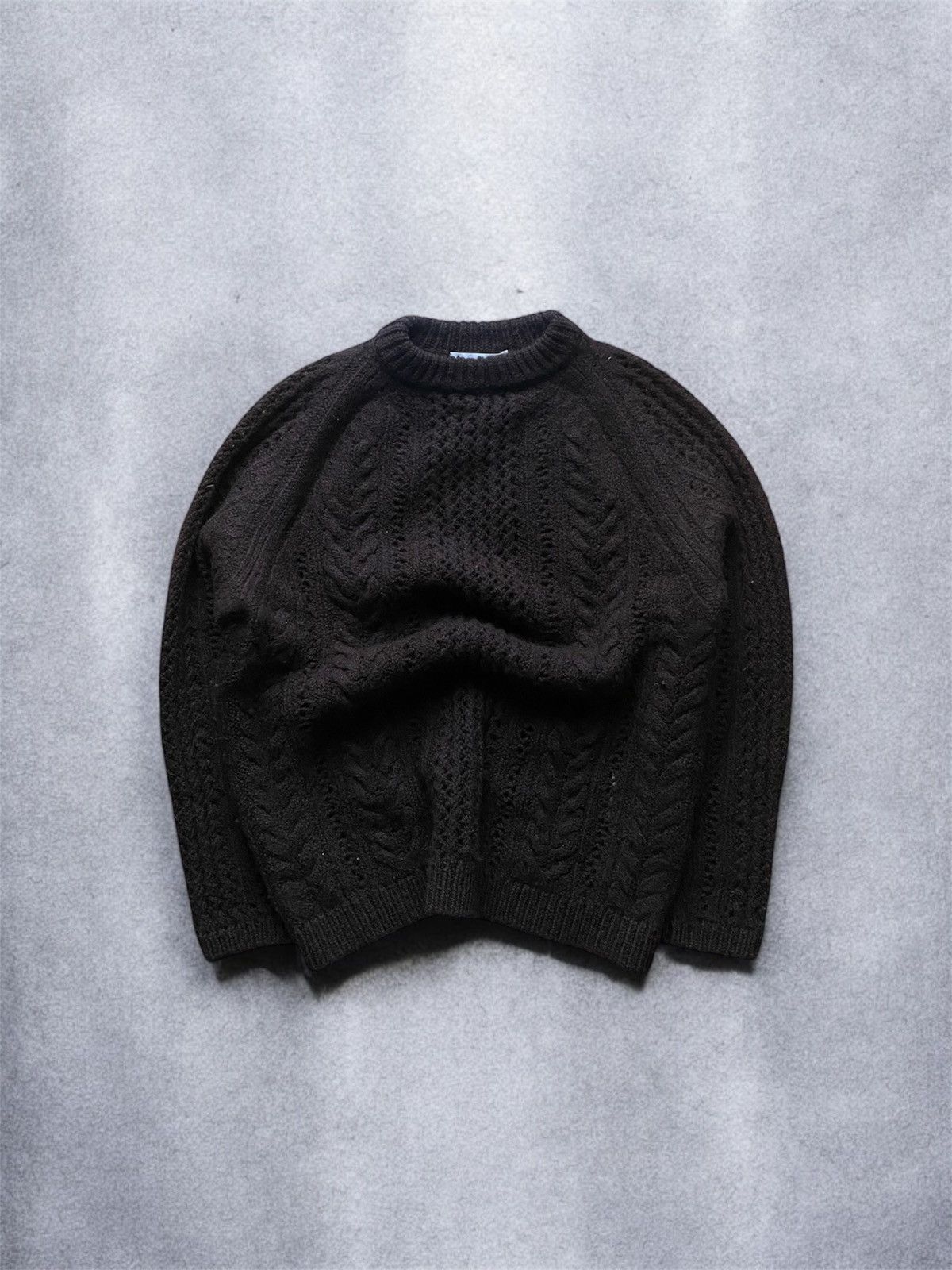 Acne Studios × Avant Garde Acne Studios sample woolblend cable 