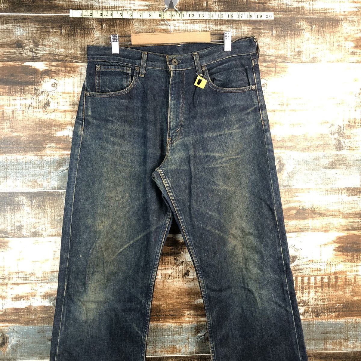 Levi's Levis 503 Blue selvedge vintage Denim Pants #A2617 Size US 33 - 2 Thumbnail