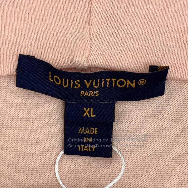 Louis Vuitton Louis Vuitton 23 pink logo chain embellished cotton hooded Size US XL / EU 56 / 4 - 6 Thumbnail
