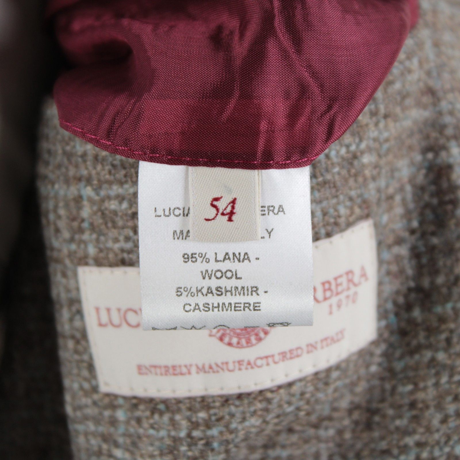 Luciano Barbera Luciano Barbera Sport Coat Size 44 US in Brown Size 44R - 8 Thumbnail