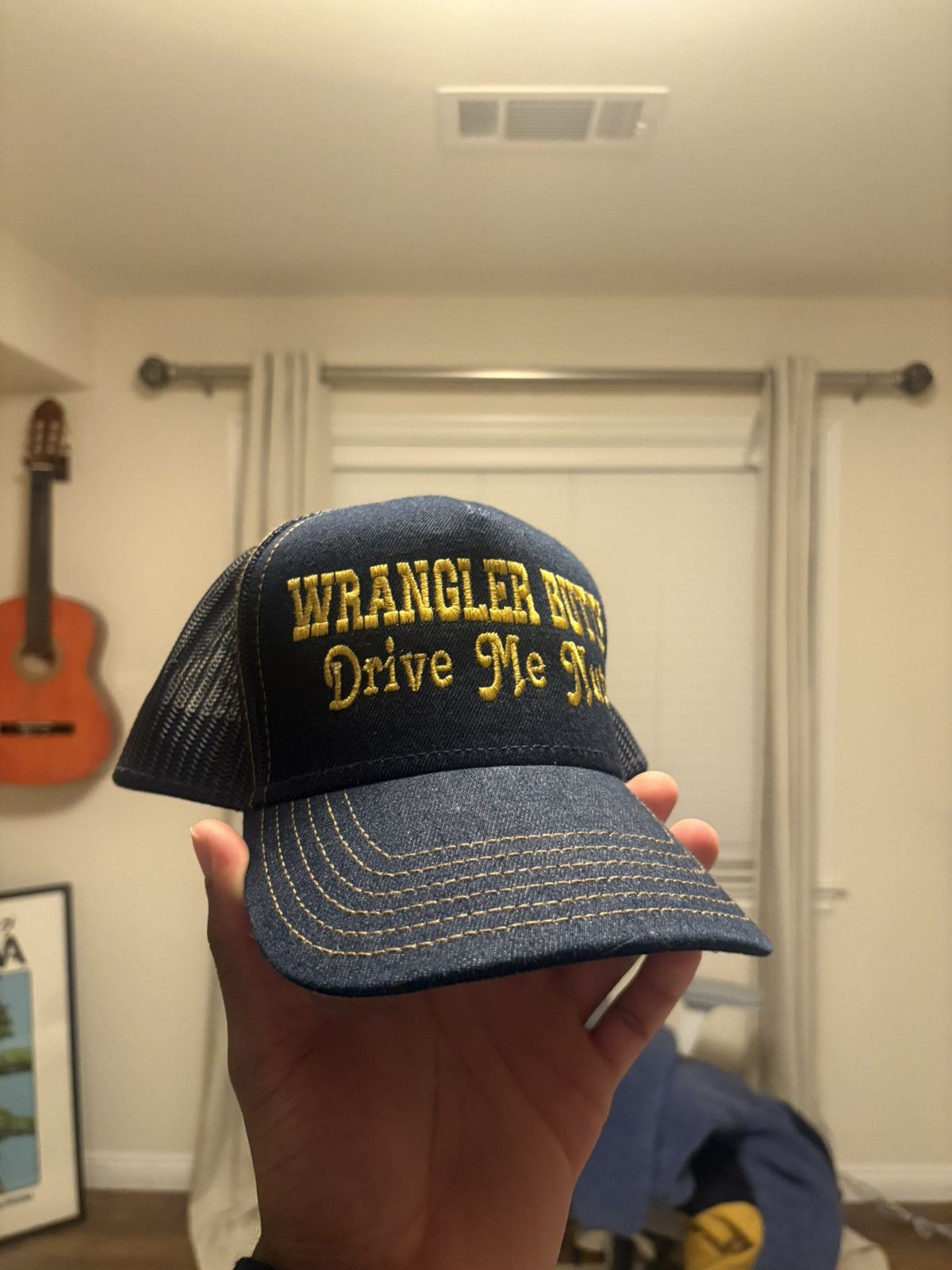 Other Trucker Hat (Wrangler Butts Drive Me Nuts) Size ONE SIZE - 1 Thumbnail