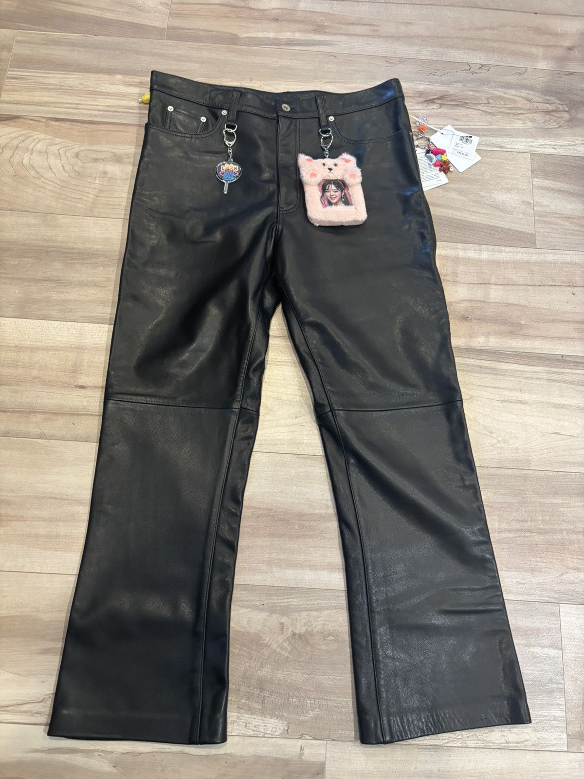 Doublet Doublet ITA black Leather Trousers 11/12 Size US 36 / EU 52 - 1 Thumbnail