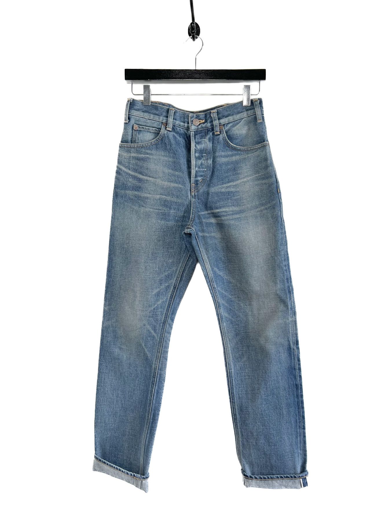 Celine Celine Washed Blue Boyfriend Jeans Size 27" / US 4 / IT 40 - 1 Thumbnail