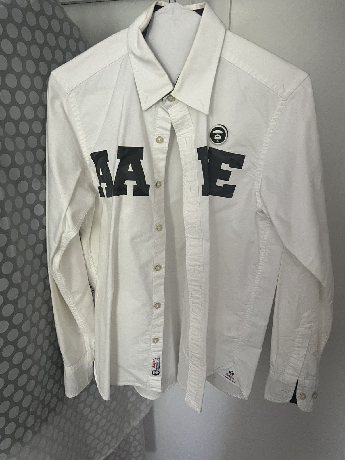 Aape Aape by bathing ape camo letter dress shirt Size US S / EU 44-46 / 1 - 5 Thumbnail