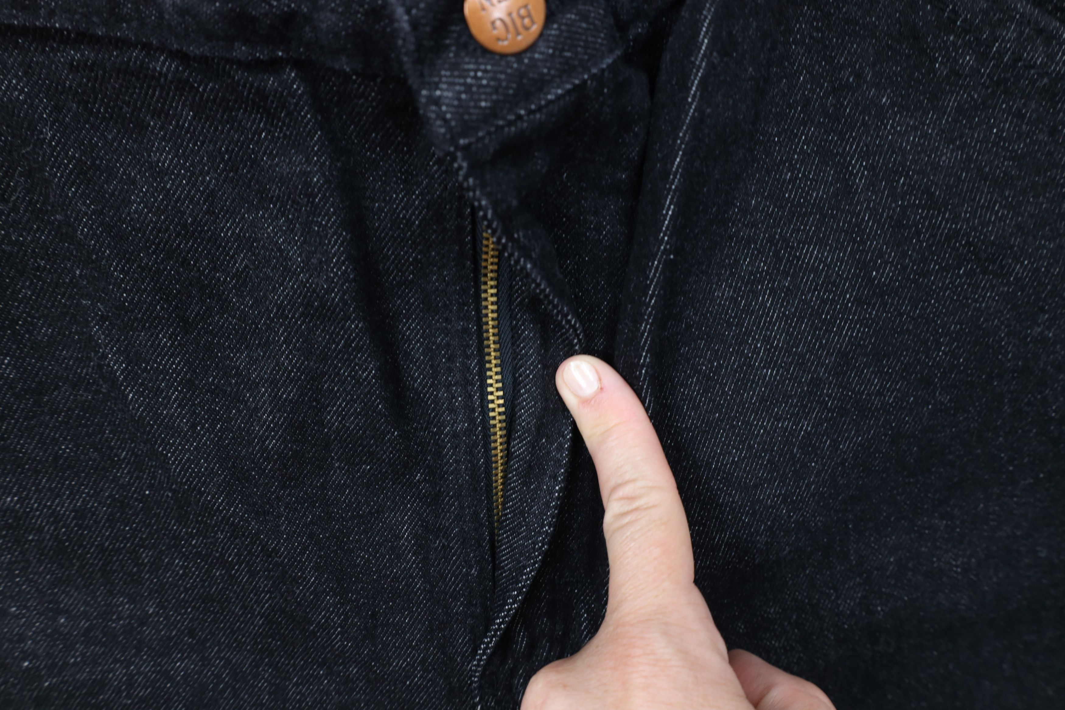 Vintage Vintage 90s Streetwear Wide Leg Denim Jeans Black Cotton Size US 38 / EU 54 - 6 Thumbnail