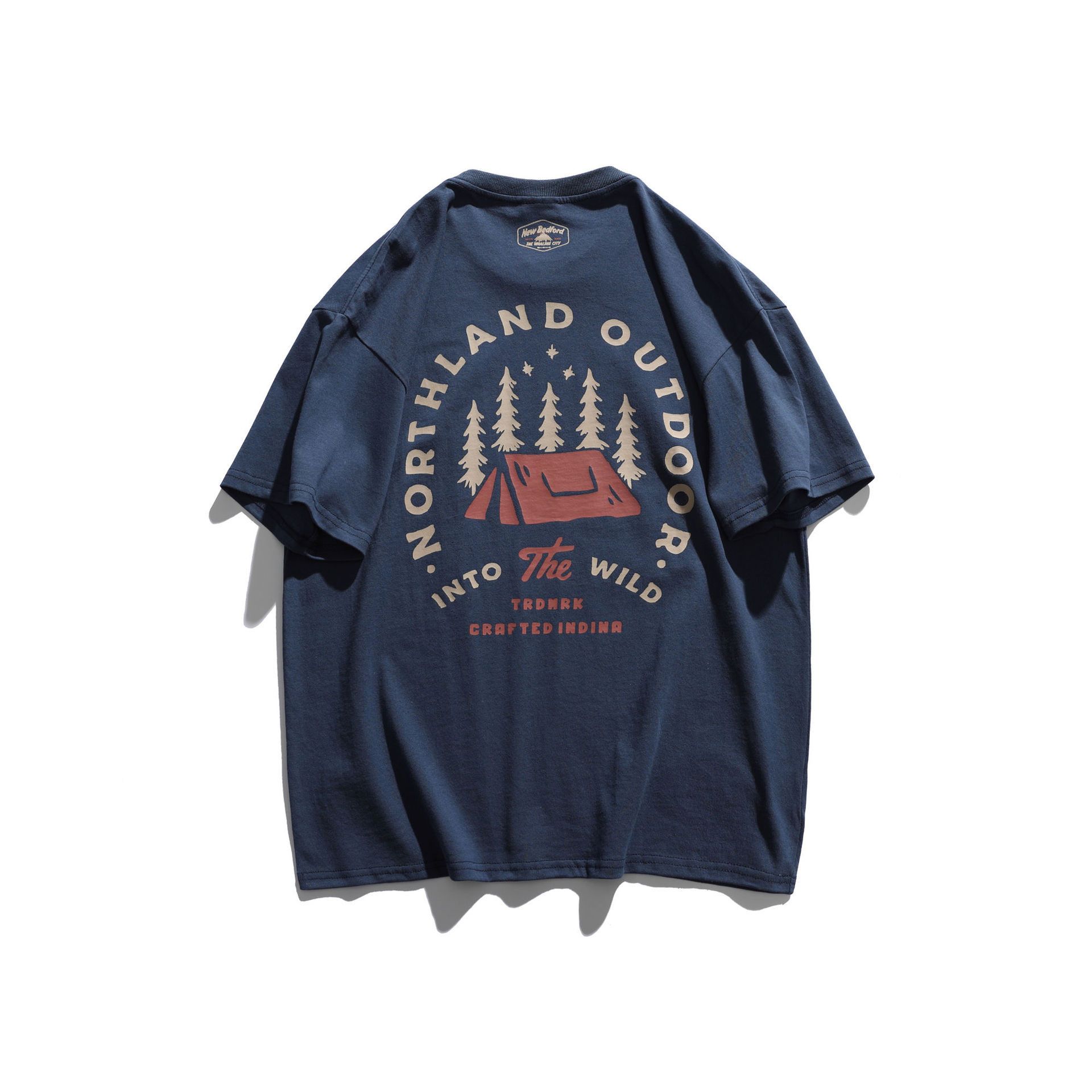 Japanese Brand × Vintage Fashion versatile loose casual printed round neck T-shirt Size US M / EU 48-50 / 2 - 1 Thumbnail