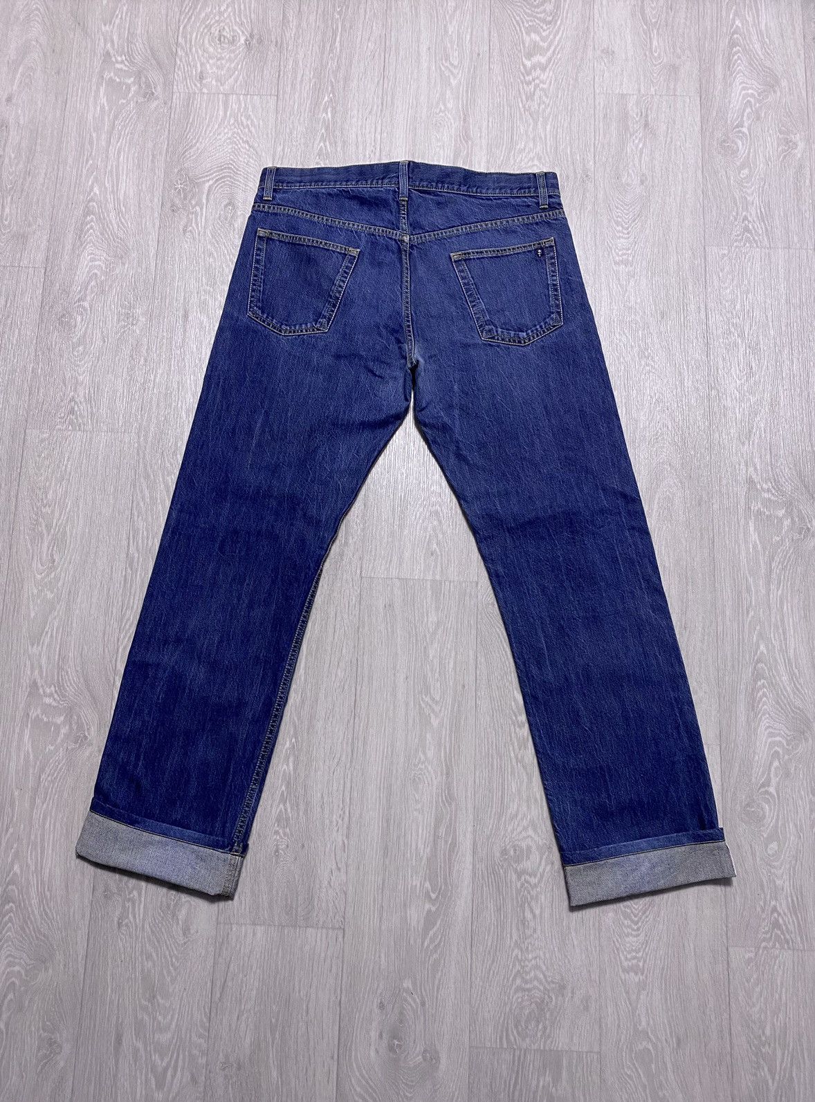 Alexander McQueen Alexander McQueen Main Line 2011 Washed Selvedge Denim Jeans Size US 34 / EU 50 - 3 Thumbnail