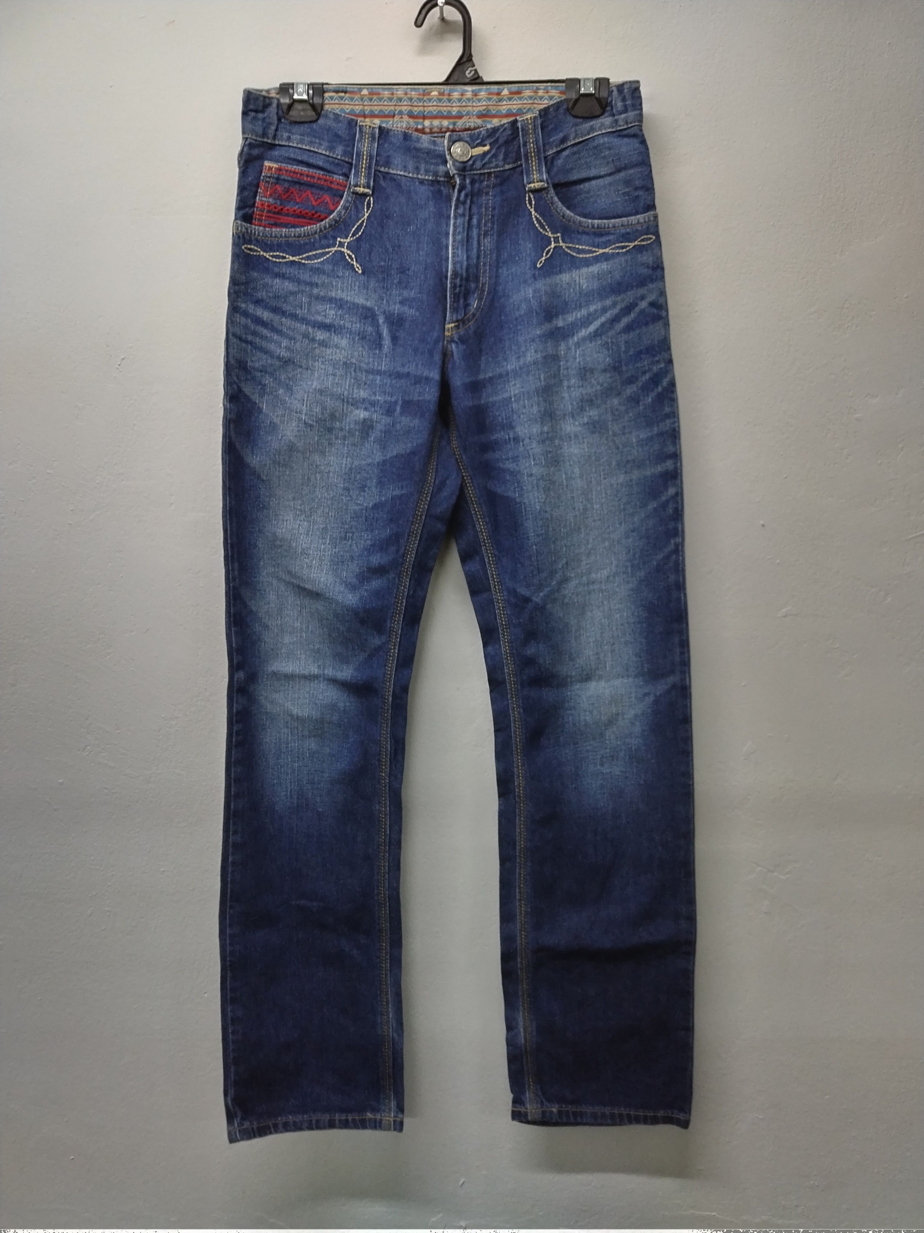 image of Awesome Design Nice Patina Jeans Edwin Xclusive Vintage in Blue, Women's (Size 28)