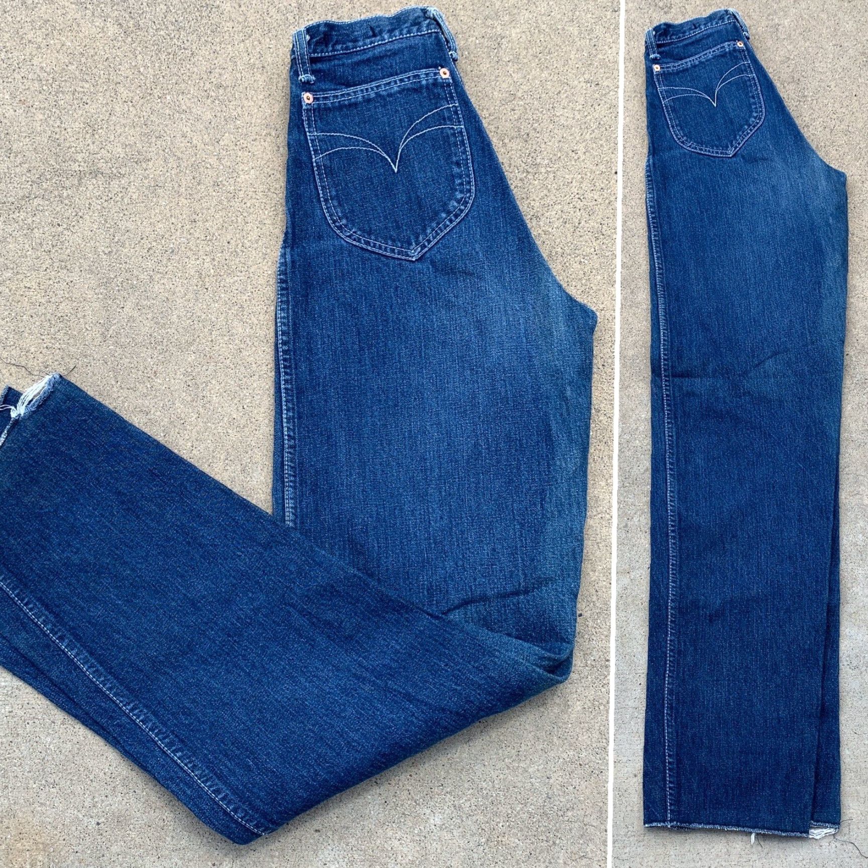 Vintage VINTAGE James Jeans 27 Jeans Blue Denim Hippy 1970s 1970s 70s 80s Stamped JEAN MACHINE WAIST 22.5” INSEAM 34” XS? Size 27" / US 4 / IT 40 - 6 Thumbnail
