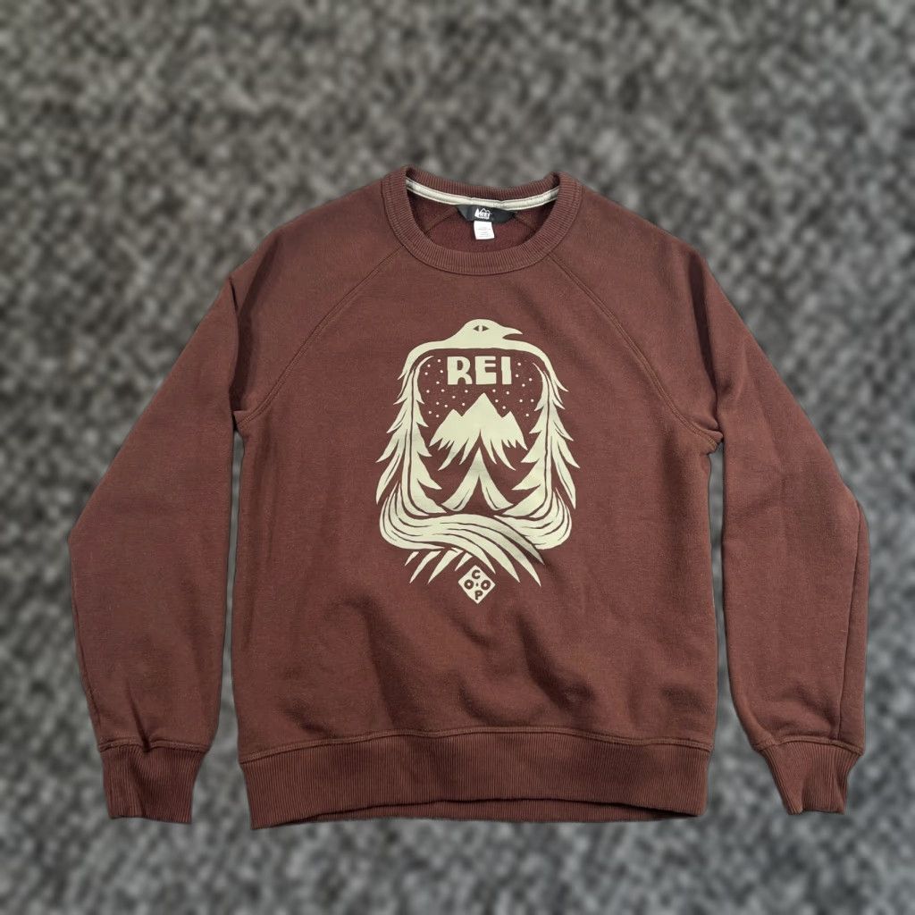 Vintage REI Sweatshirt Brown Pullover Size Small Outdoor Hiking Mens Size US S / EU 44-46 / 1 - 1 Thumbnail