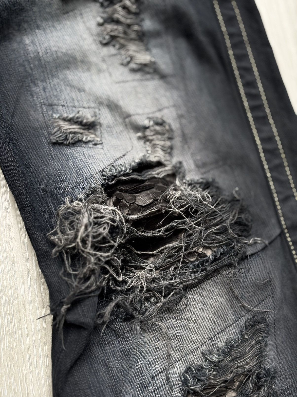 Japanese Brand BLUE WAY/ made in nippon flare jeans Size US 31 - 5 Thumbnail