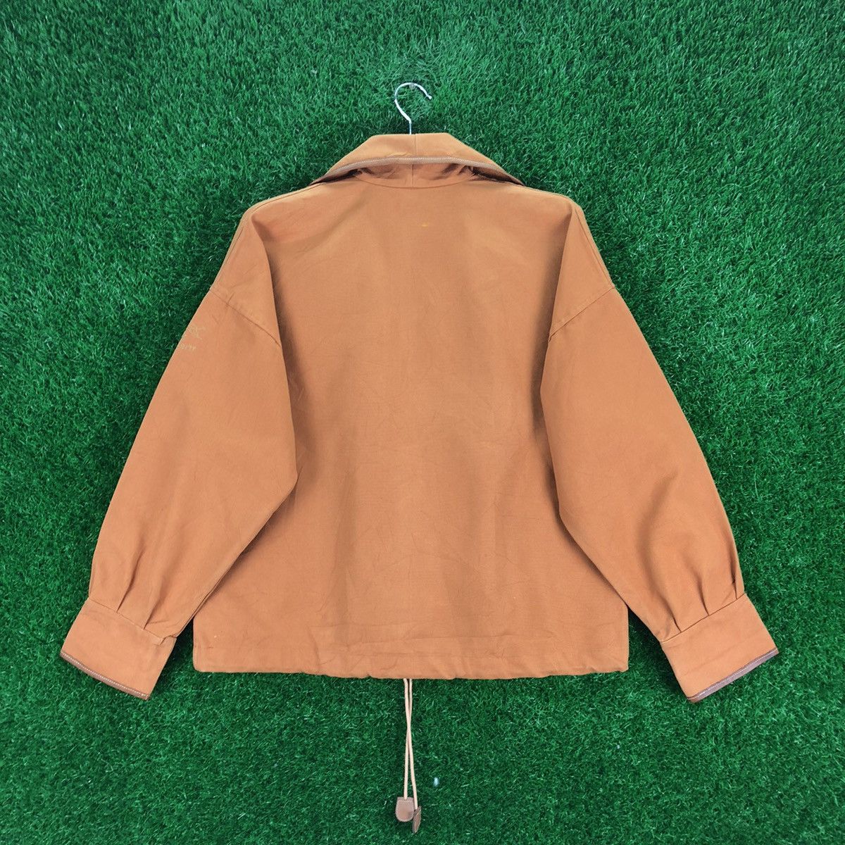 Il Bisonte Vintage IL Bisonte Zipper Jacket Duck Canvas Leather Size US S / EU 44-46 / 1 - 4 Thumbnail