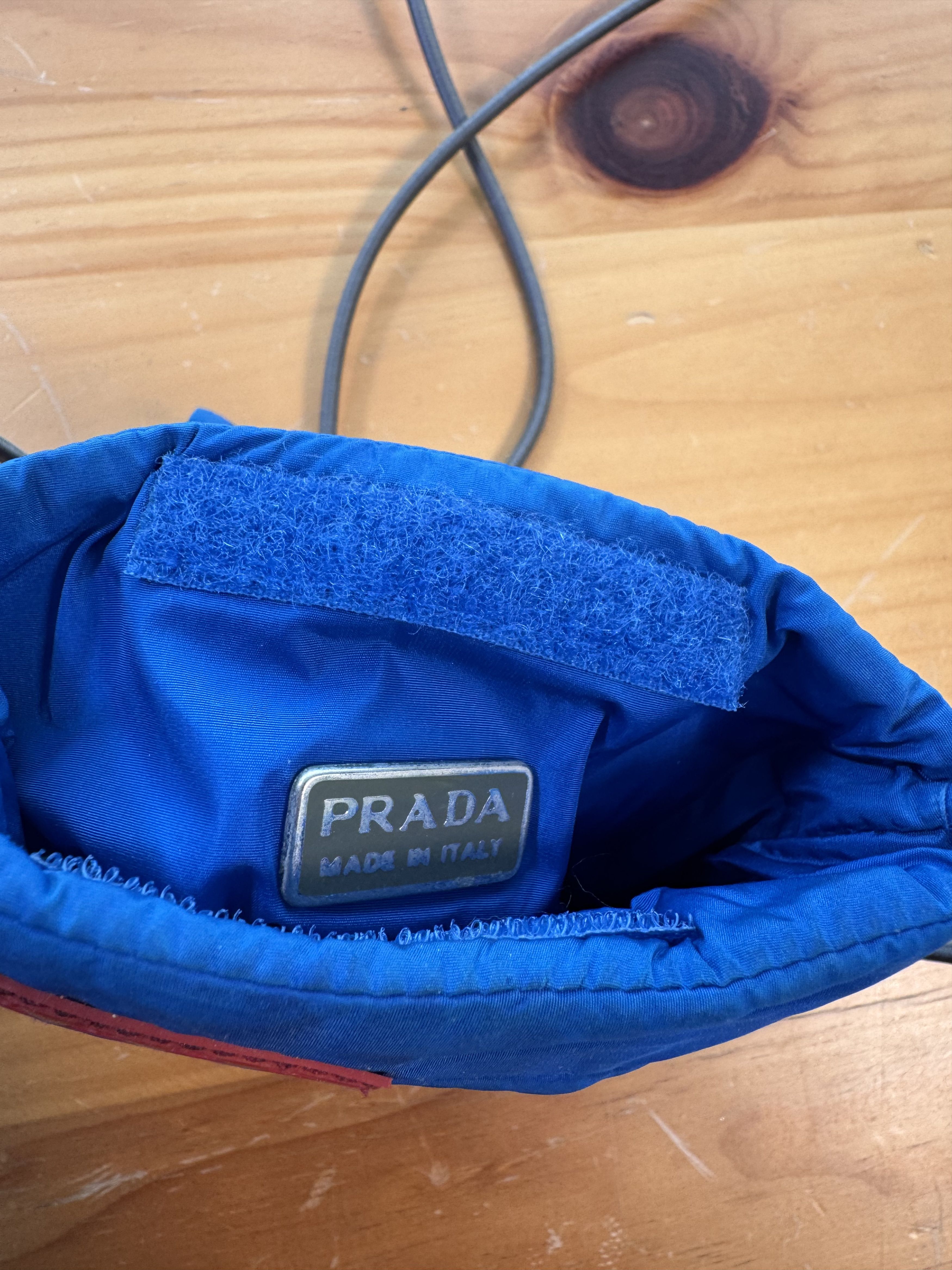 Prada SS 99 Prada Crossbody Elastic Cord Pouch Bag Size ONE SIZE - 7 Thumbnail
