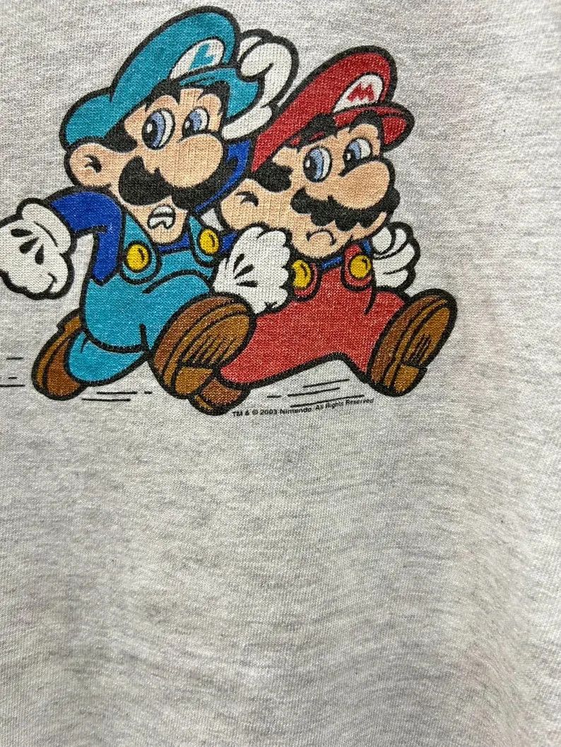 Vintage Vintage 2000s Mario tshirt size S Size US S / EU 44-46 / 1 - 3 Thumbnail