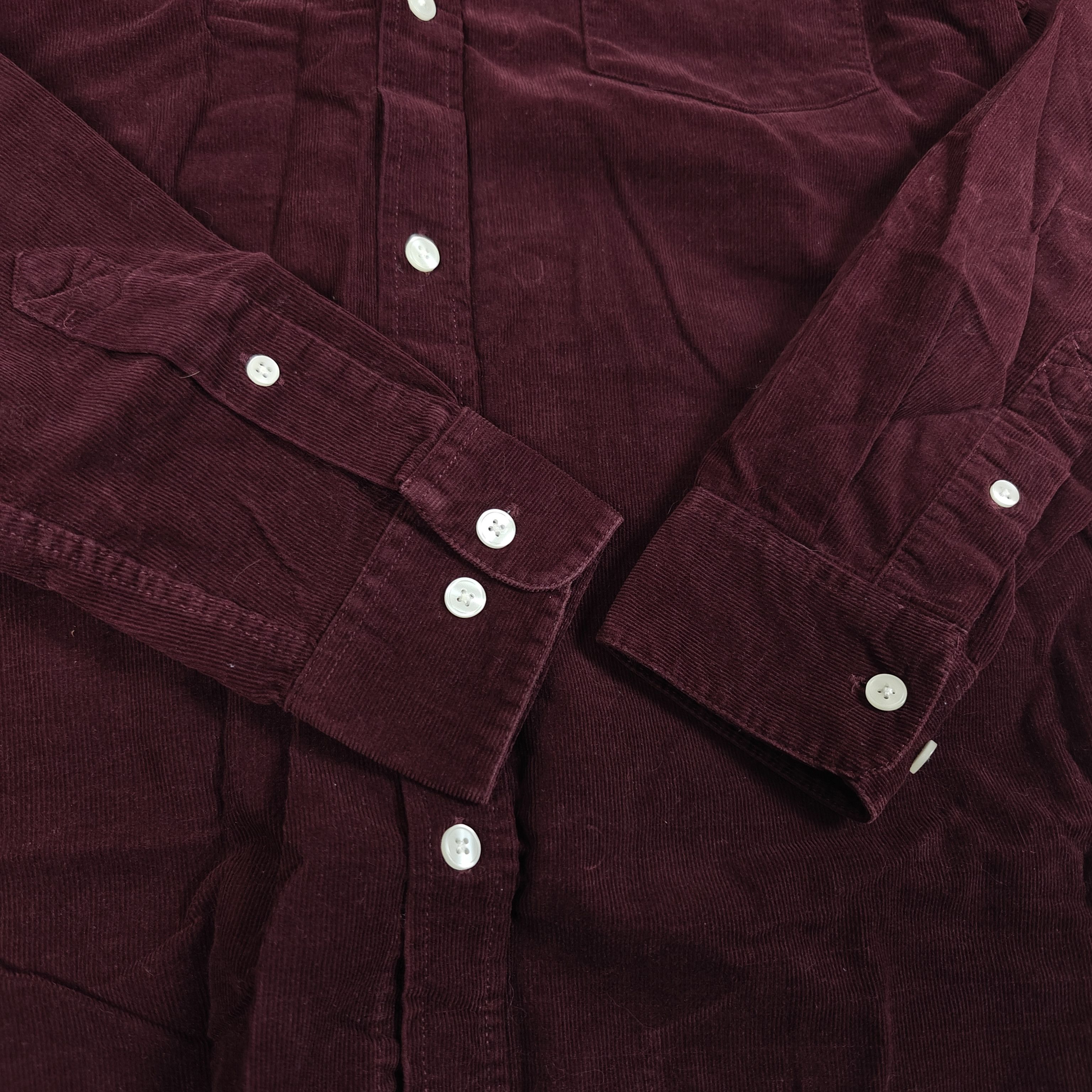 Samsoe Samsoe Samsoe Samsoe Corduroy Shirt Collared Burgundy S Size US S / EU 44-46 / 1 - 4 Thumbnail