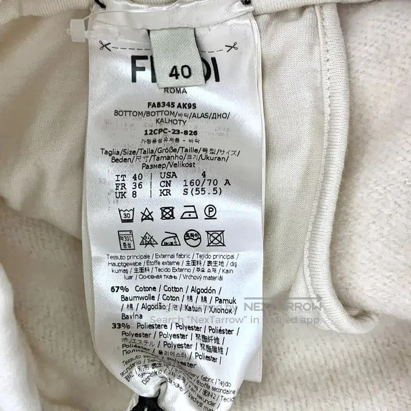 Other Fendi Beige Cotton Women's Casual Pants . Size 23" - 8 Thumbnail