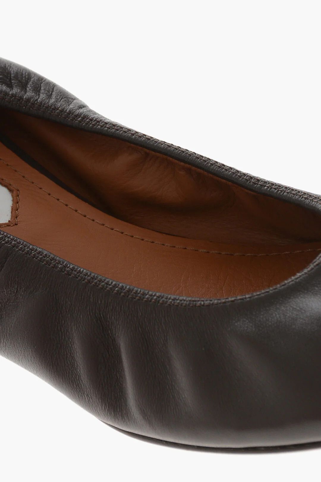 Lanvin og1mm0426 Leather Ballet Flats in Brown Size US 6 / IT 36 - 4 Thumbnail
